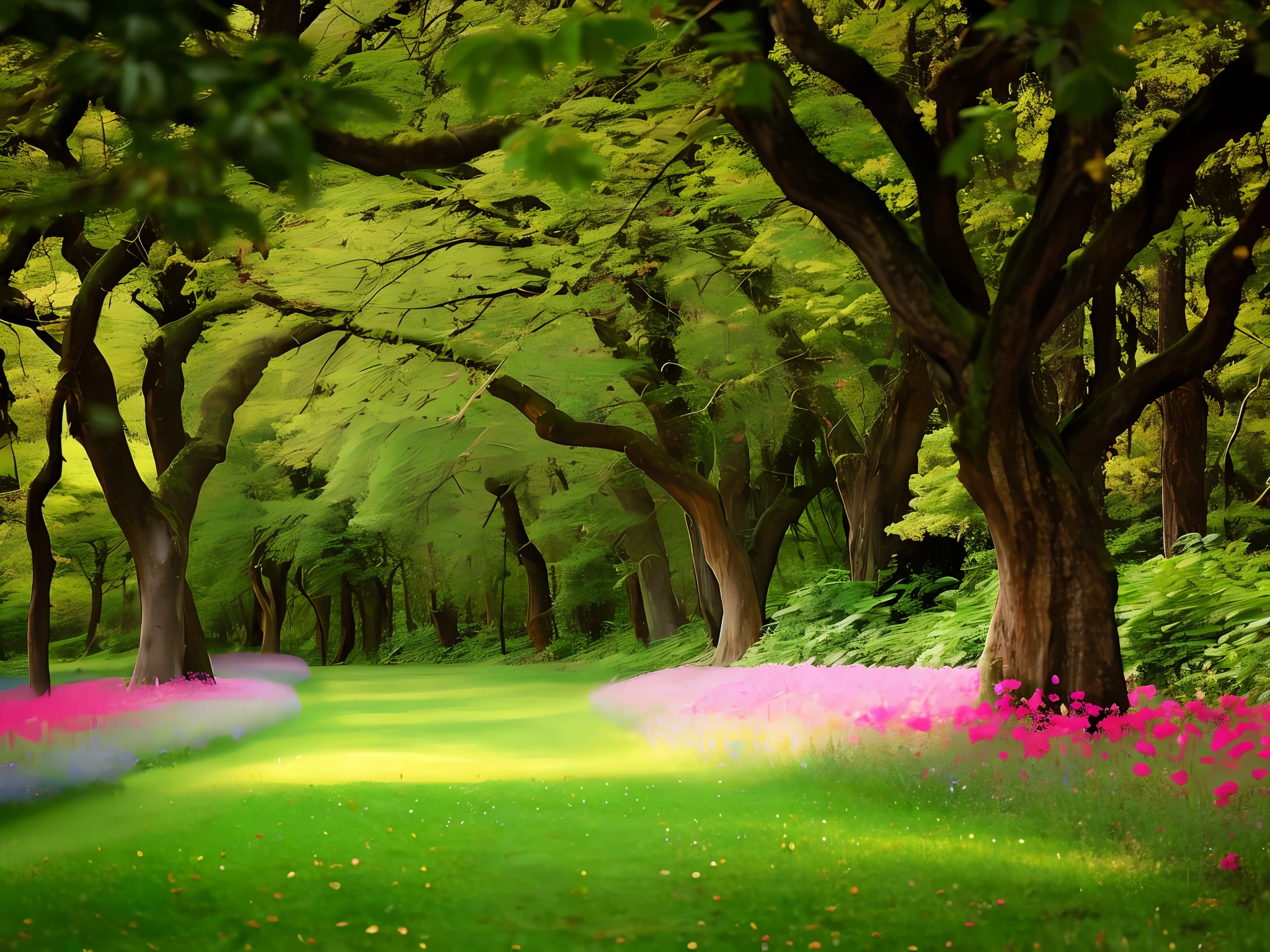 One image that could be well suited to the prayer mentioned is that of a person in meditation or prayer, cercada pela natureza, como um bosque tranquilo ou um campo com flores coloridas. This image would convey a sense of serenity, spiritual connection with nature and an atmosphere of peace, which is in tune with the tenor of the prayer.