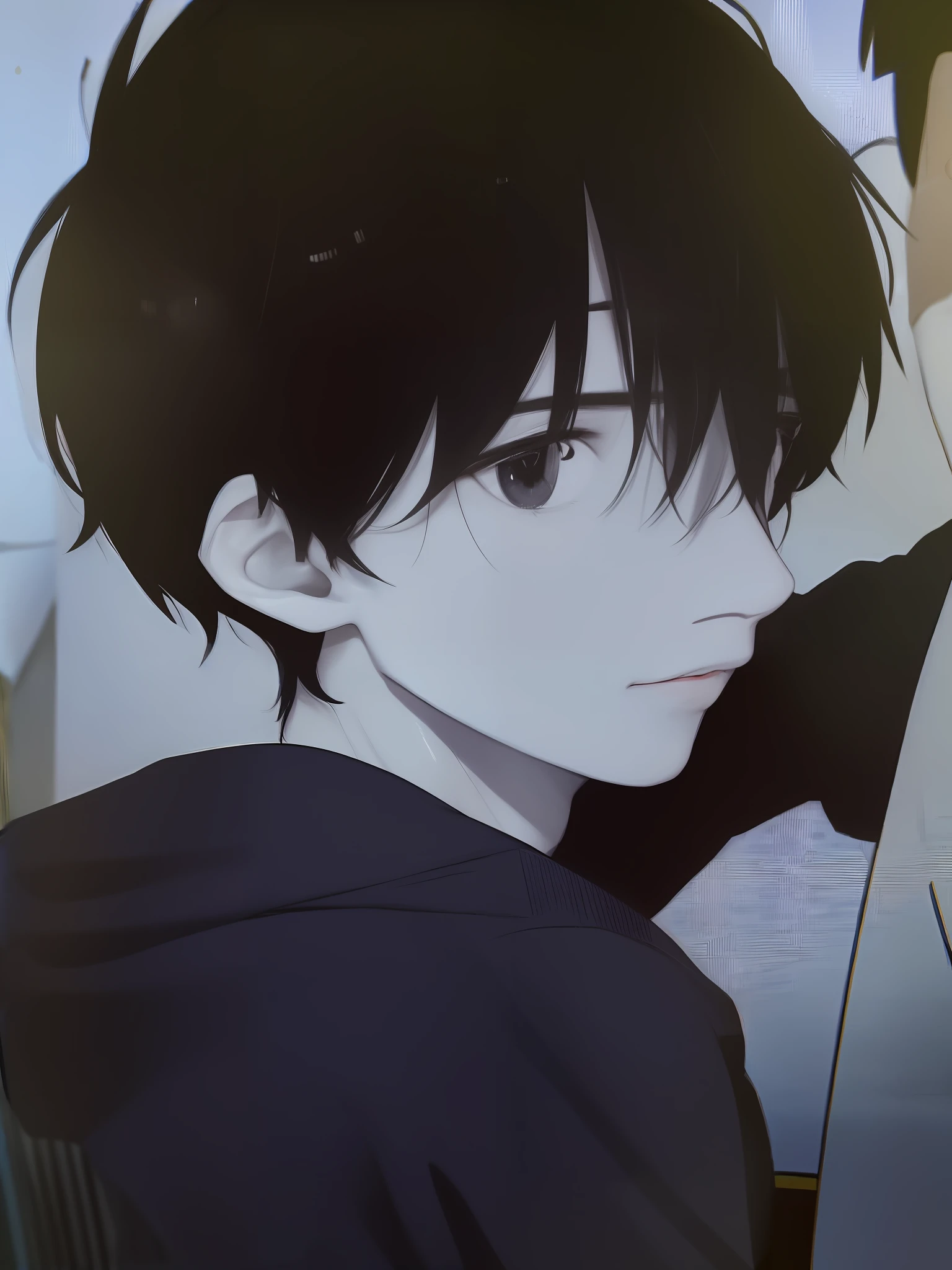 Black color hair,Black eyes,Microcurls slightly,鎖骨,swim trunks,shoun,malefocus,photorealestic,high qulity,Two boy,1boys,white skinned,Detailed skins,1boys,(Realistis)),Good lighting quality,((paleskin)),(tmasterpiece,Ultra high quality,A high resolution,8K,复杂:1.2),(Detailed face:1.2),Handsome,Wear tight boxer panties,nipple bump,1boys,looking at viewert,balance eyes,((from below))),hostel,(Eye contact),Fine hands,Normal limbs