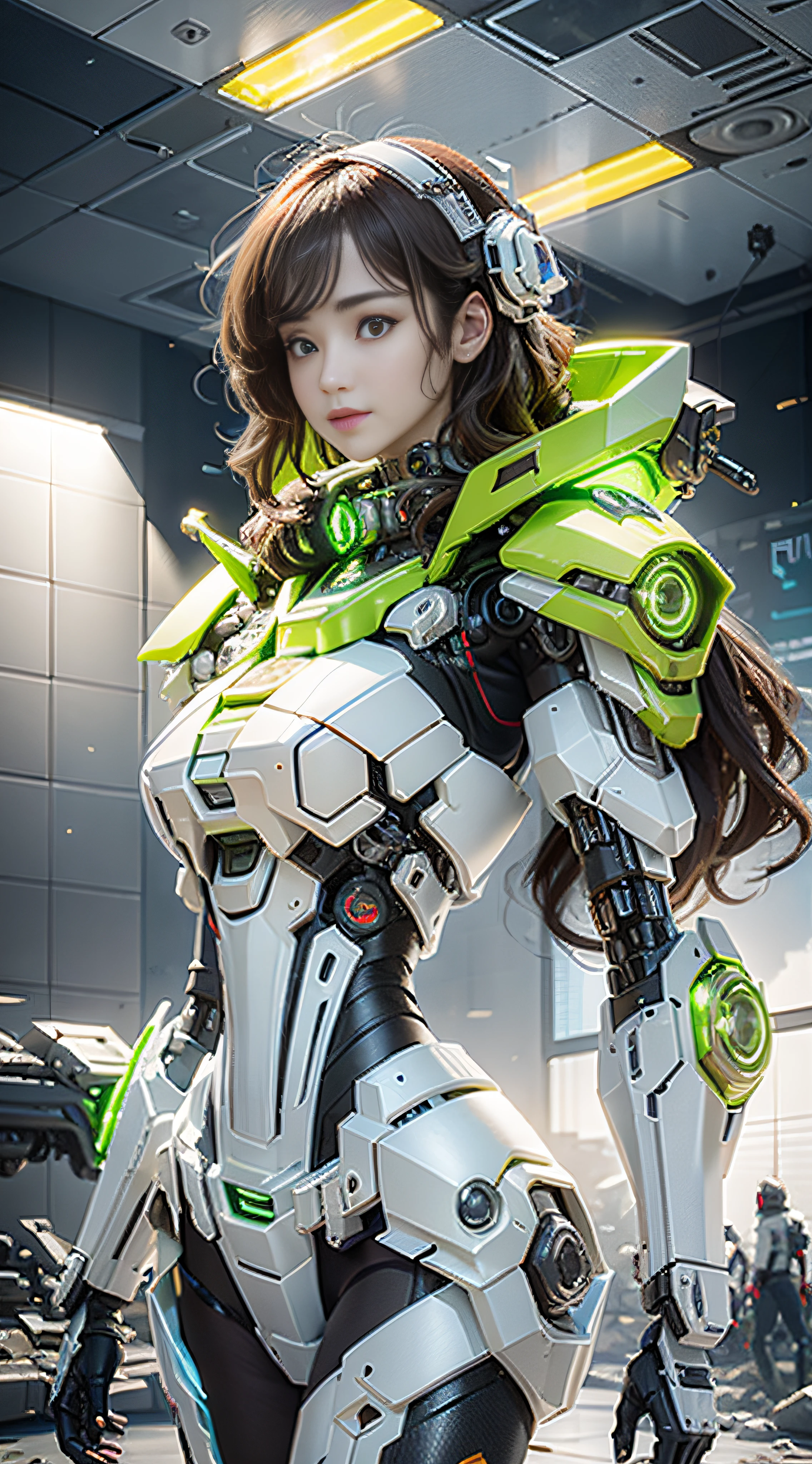 ((Best quality)), ((masterpiece)), (highly detailed:1.3), 3D,Shitu-mecha, beautiful cyberpunk women with her mecha in the ruins of city from a forgoten war, ancient technology,HDR (High Dynamic Range),Ray Tracing,NVIDIA RTX,Super-Resolution,Unreal 5,Subsurface scattering,PBR Texturing,Post-processing,Anisotropic Filtering,Depth-of-field,Maximum clarity and sharpness,Multi-layered textures,Albedo and Specular maps,Surface shading,Accurate simulation of light-material interaction,Perfect proportions,Octane Render,Two-tone lighting,Low ISO,White balance,Rule of thirds,Wide aperature,8K RAW,Efficient Sub-Pixel,sub-pixel convolution,luminescent particles,light scattering,Tyndall effect