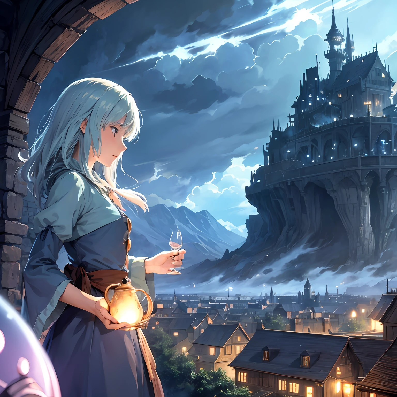 Howl's Moving Castle, Mystical, Intense atmosphere, Studio Ghibli style