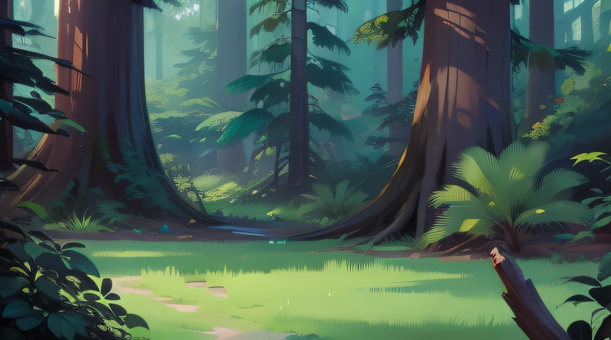 Forest in Disney Strokes