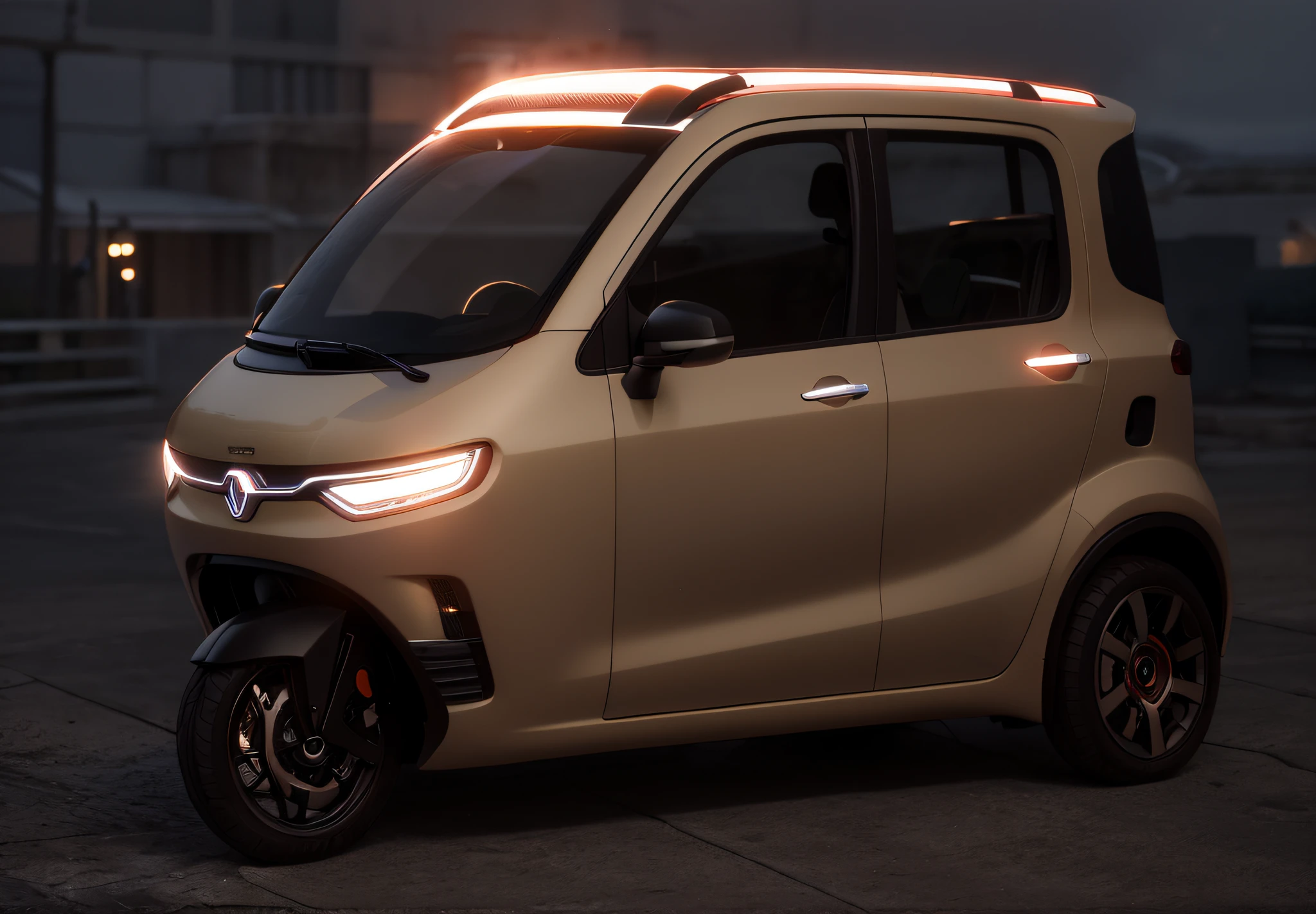 Side sticker for small car closeup, smart, kama russian electric car, new car, cute futuristic vehicle, 3 6 0 p, futuristic car shoot, 4 8 0 p, 480p, sha xi, 360º, full view of car, 4L, 3/4 Front view (masterpiece:1.2) (photorealistic:1.2) (bokeh) (best quality) (detailed skin) ( intricate) (8k) (HDR) (cinematic lighting) (sharpshoot)