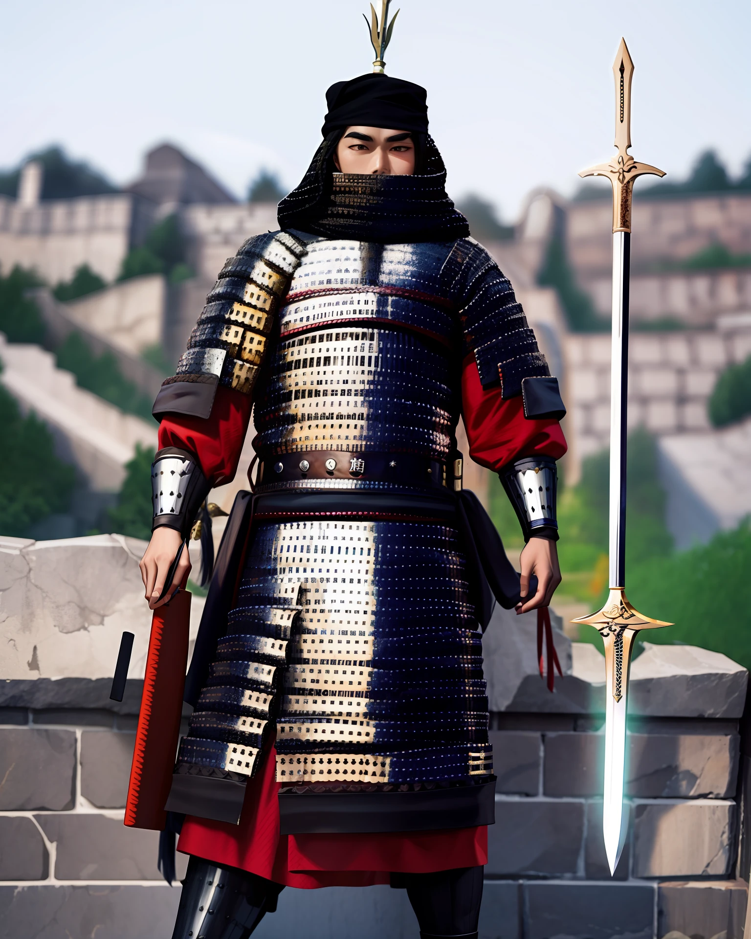 Jianlai Chen Pingan guarded the Great Wall of Sword Qi alone