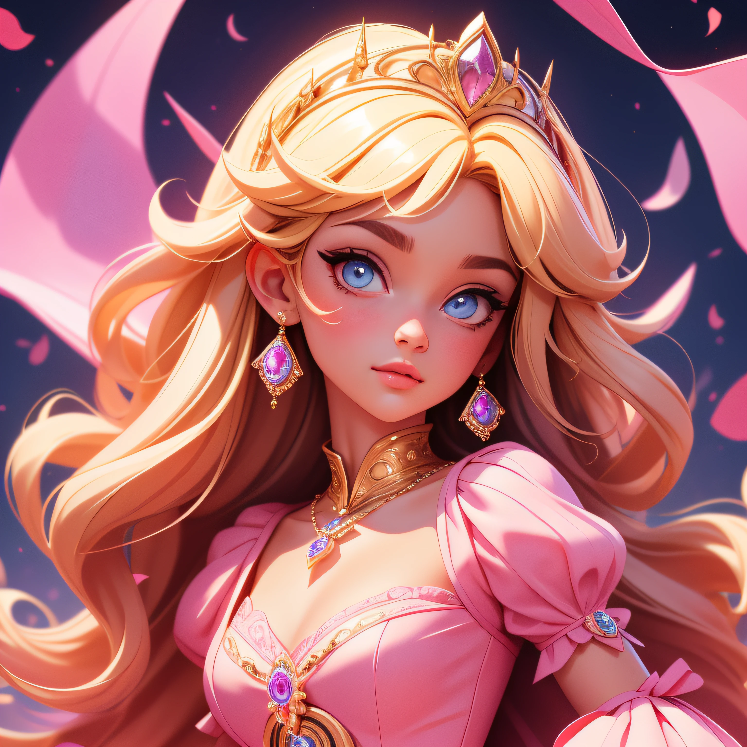 Beautiful princess face