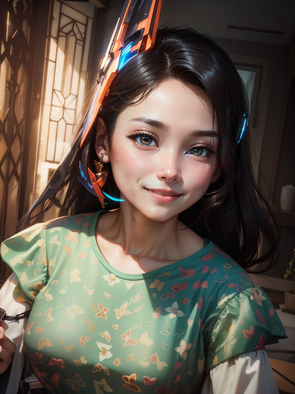 Real face, ultra 8k, hd, glowing, shining, smiling
