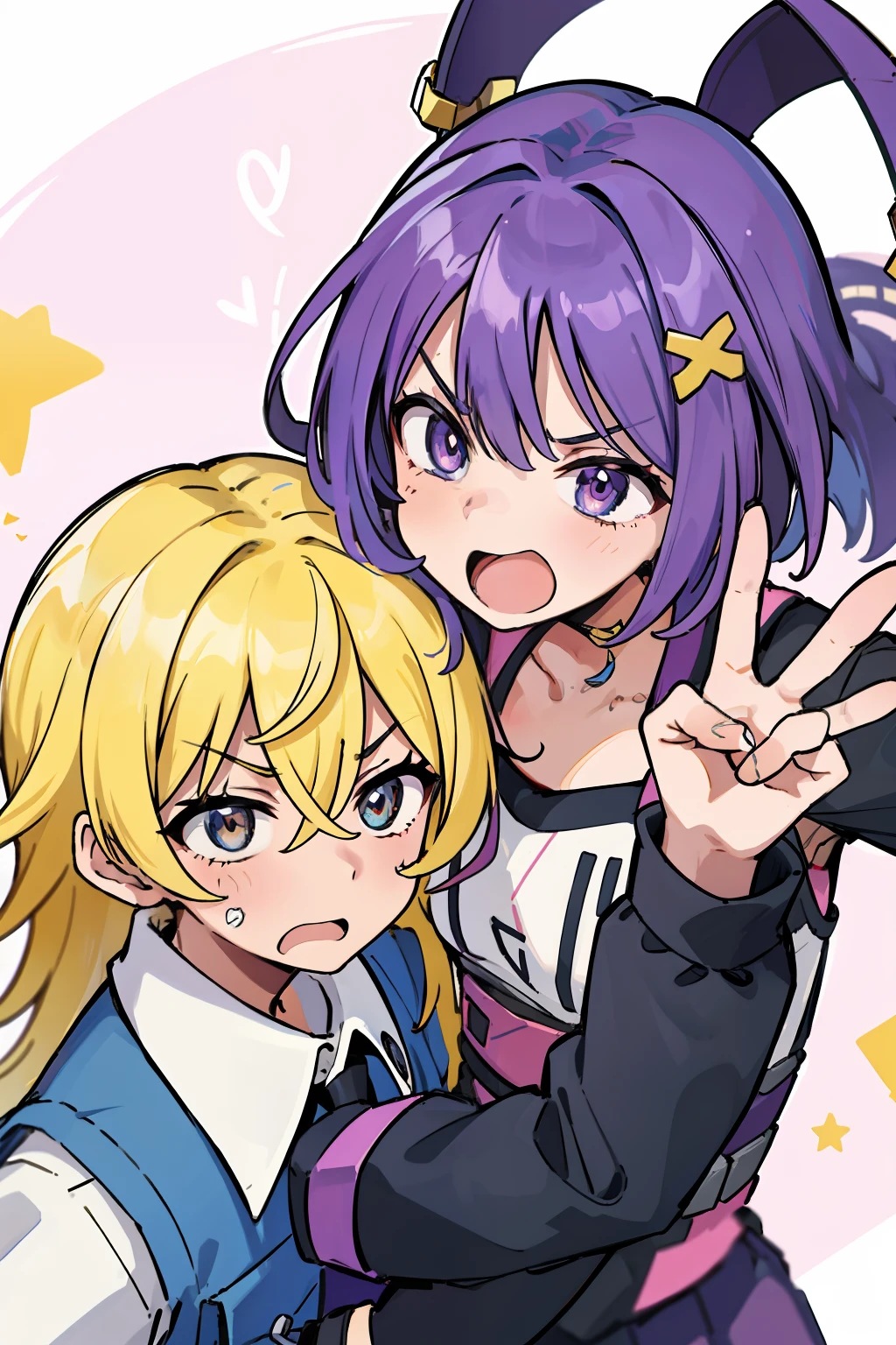((extremelydetailedCG)),((8K_Wallpaper)),(((masutepiece))),((top-quality)), ((Couple in love)),  1male people,Regent、 Sad face、Each of them has its characteristic movements and powers, Such as, Playfulness and dynamic, With vivid colors and exaggerated expressions. While maintaining overall uniformity、Incorporate elements from each anime world、Walking background