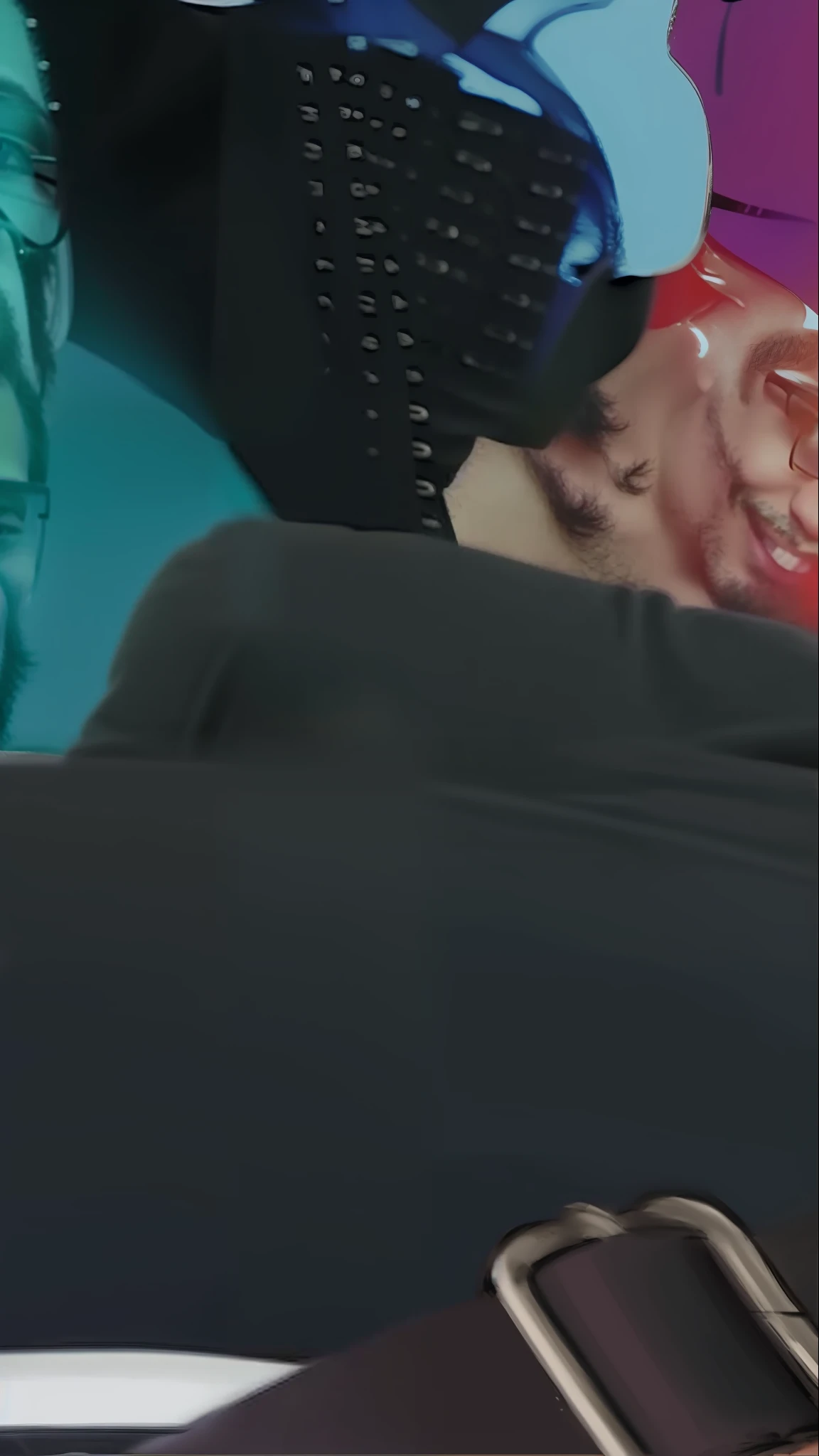 there is a man with glasses and a black shirt smiling, 4 0 years old man, with accurate face, 2 , 2 9 years old old, 38 years ars old), ramil sunga, with glasses and goatee, without beard, 3 2 years old, professional profile