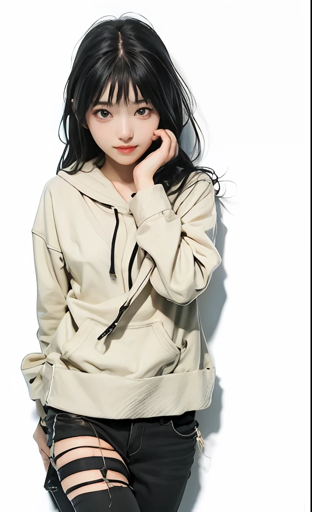 1girl, beautiful girl,Hinata Hyuga,long hair,black hair