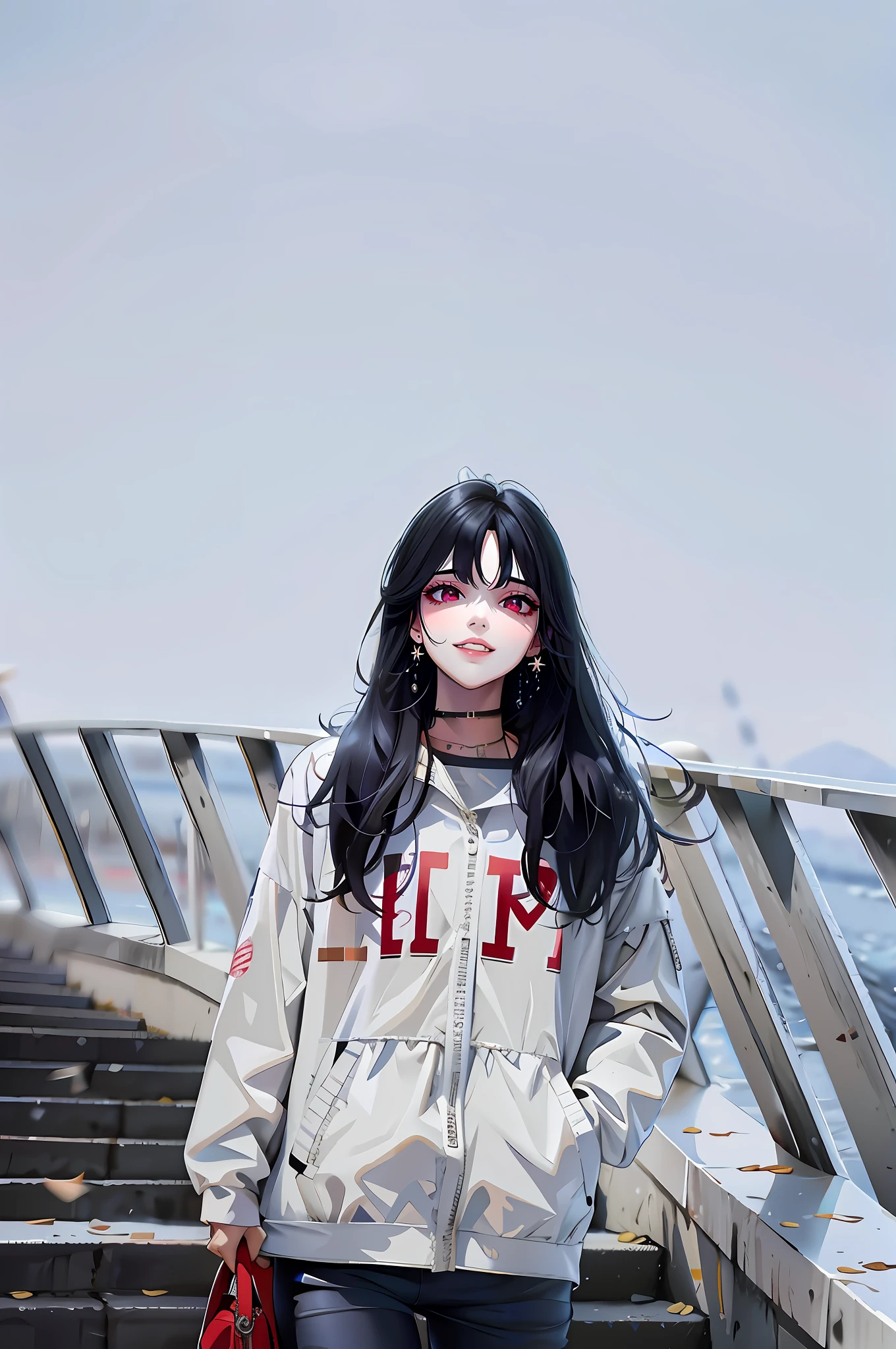 tmasterpiece,Need,full bodyesbian,1girll,By bangs,Black necklace,brunette color hair,Blue dress,Blushlush,bangle,beauty breast,choker necklace,Cornics,鎖骨,collared shir,Cowboy photos,Formal shirts,Ear piercing,Eyebrows visible through hair,Gradient hair,grinning smile,gyaru,jewely,kogal,Long hair,looking at viewert,Loose tie,tiese,nipple piercing,tartan,Plaid skirts,pleatedskirt,red eyes,gyuru,校服,The shirt,a skirt,ssmile,Solo,white shirt,street corner,Skysky,illustration,(Magazines:1.3),(Cover style:1.3),Fashionab,woman,vibrancy,Outfit,posing on a,frontage,Colorful,Dynamic,Background with,element in,self-assured,Expressing the,halter,statement,Attachment,A majestic,coil,Runt,Touching pubic area,Scenes,text,Cover of a,boldness,attention-grabbing,titles,Fashionab,typeface,Catchy,titles,more big,Smart,modern day,Fashionab,focus-on、Fashionab、