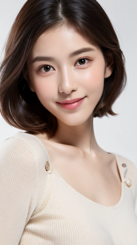 ((Best Quality, 8K, Masterpiece: 1.3)), 1girl, Slim Abs Beauty: 1.3, (Hairstyle Casual, Big Breasts: 1.2), Dress: 1.1, Super Fine Face, Delicate Eyes, Double Eyelids, Smile, Home