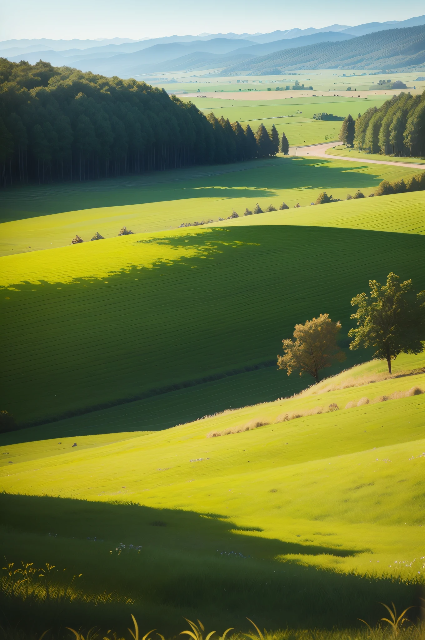 Green grasslands