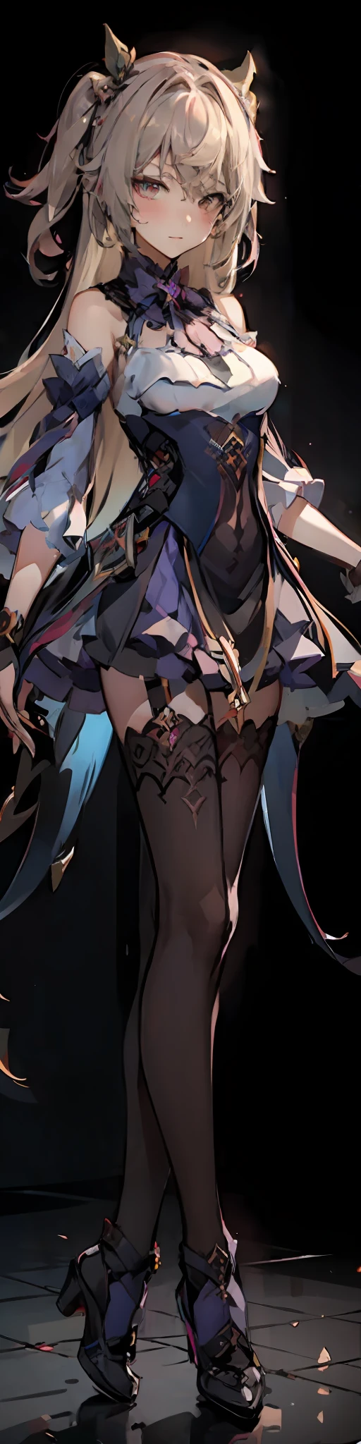 1个Giant Breast Girl,Whole body diagram,NSFW,detail