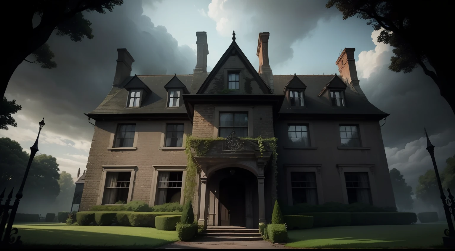 In the heart of the picturesque village of Ravensbrook, there was an old mansion shrouded in mystery and fear. It was known as Blackwood Manor, a place abandoned for generations. Residents whispered tales of unexplained tragedies that befell anyone daring enough to venture within its ominous walls.
