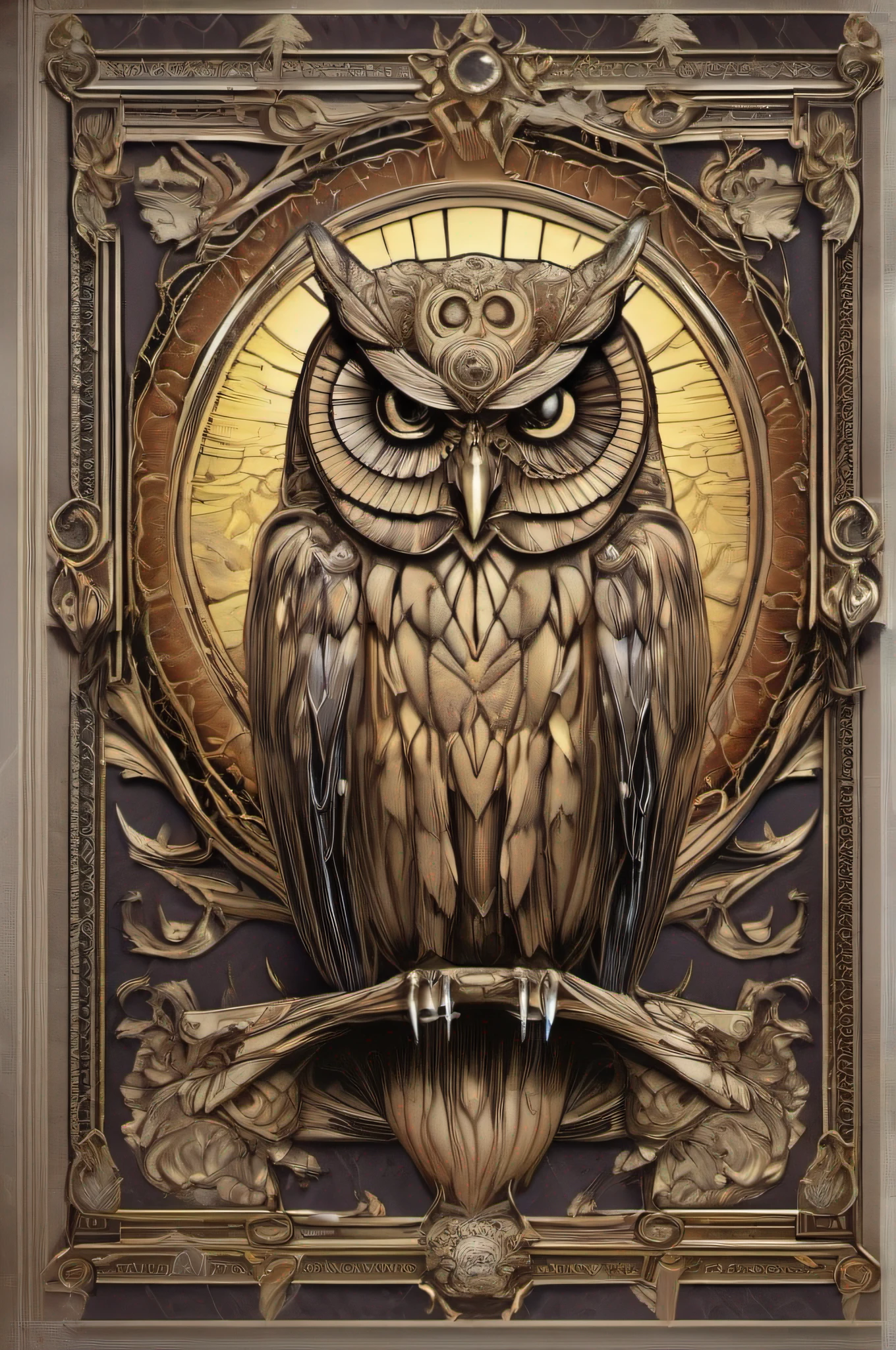 The Owl is a mysterious leader of a legion of spirits, whose identity is passed from person to person. Each title holder takes on a unique appearance, But they all share an enigmatic and supernatural aura. The central figure wears an ornamental mask that reflects the piercing eyes of an owl, symbolizing wisdom and mystery. Their dark, flowing costumes hark back to the ethereal nature of their spiritual powers.