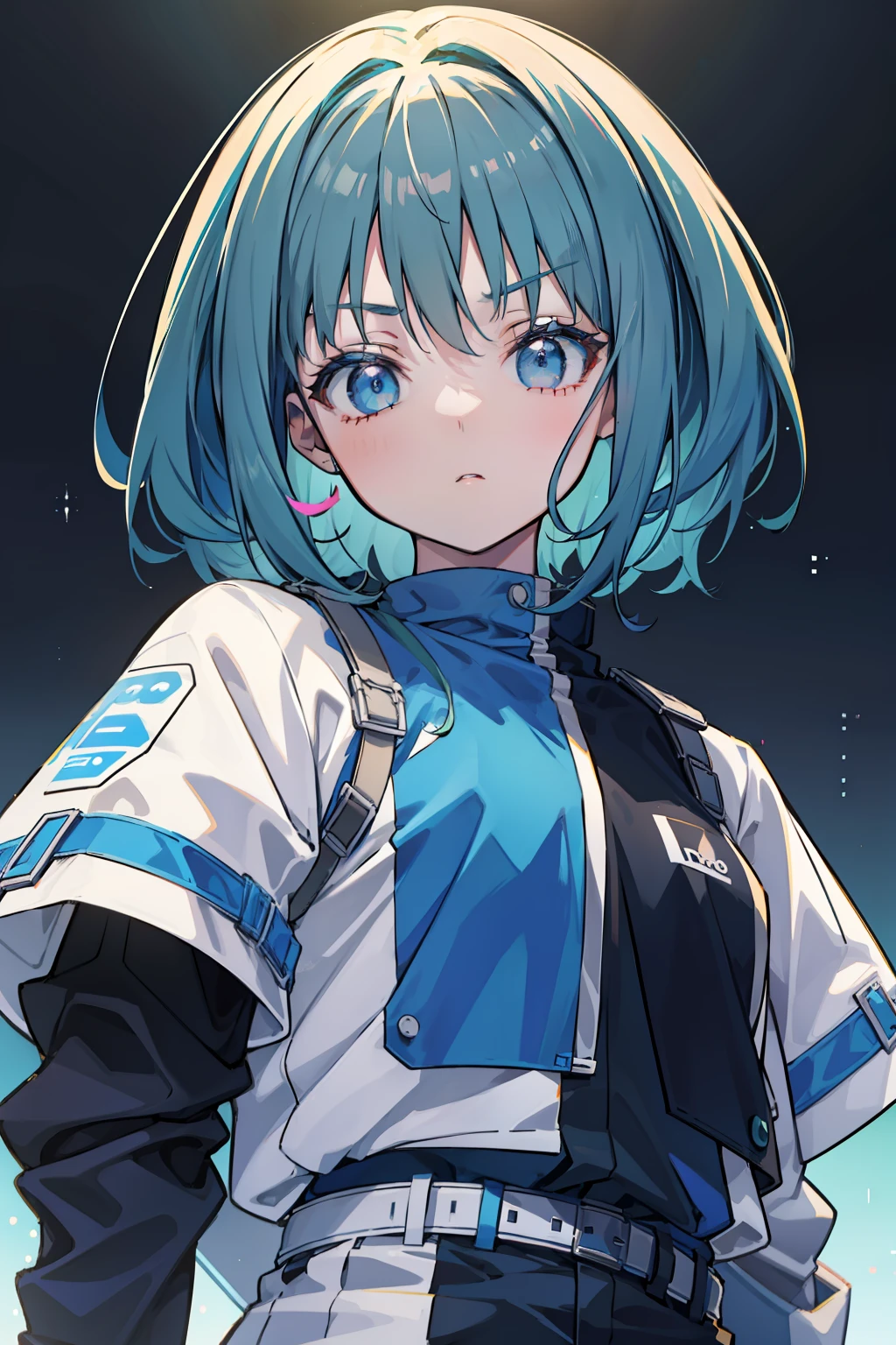 complex costume, Cool costume blueprint, intricate clothing, Green hair, Full body, ASCII art style girls, Aesthetic, still from anime, anime still image, Anime screenshot patterns, retro anime , beautiful girls face, Anime Girl, Low girl aesthetics, The aesthetics of anime in the 90s, digital anime, Beautiful cute lighting, Looking at Viewer, Full body, Simple hair, The aesthetics of vaporwave, Anime, 64 pixel art, Pixel art, Streetwear Design, Provector, Pixel 64-bit style, Full Design, Only 5 colors, solid color, No shadows, Full Design, neon color, Bright colors, Galactic Environment, Whimsical capture, in 8K, Vivid, Ultra Details, colorful lighting, Surreal Photography, Portrait, Fancy, Cute, Bob Hair, Neon light, Colored inner hair, youthfulness, 10`S, neon color, It features a simple, No face