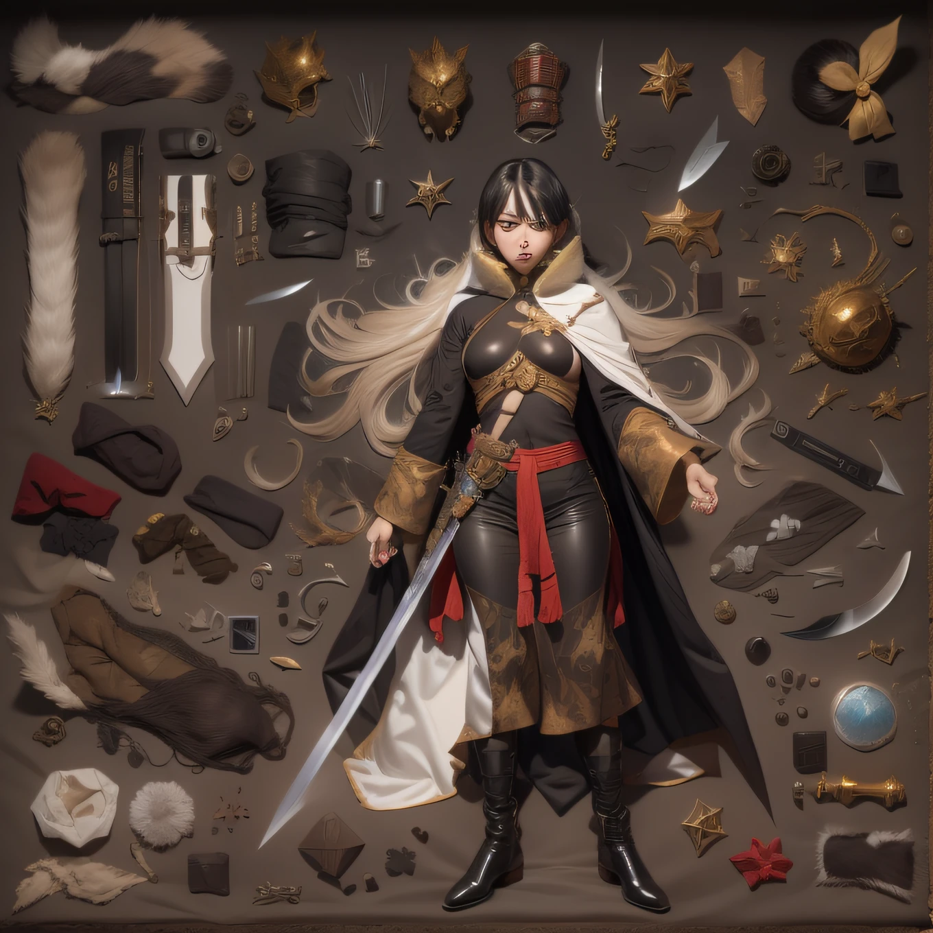 Blizzard，Caramel macchiato， arma， The sword， halter， holdingweapon， 32K, Linen cloak, Top quality, Masterpiece:Faust，,1boys， long whitr hair， ​​clouds， On your stomach， （tmasterpiece，k hd，hyper HD，16k）,clutching a sword， buliding， Reflectors， bloods， Eastern Asia， Weapon focus， Skysky， brunette color hair， knifes， trouser， firey， banya， The clothes ar， bandagens， sword sheath， Masks， 独奏， （tmasterpiece，k hd，hyper HD，16k）,clutching a sword， buliding， Reflectors， bloods， Eastern Asia， Weapon focus， Skysky， brunette color hair， knifes， trouser， swell sea， banya， The clothes ar， bandagens， sword sheath， 独奏