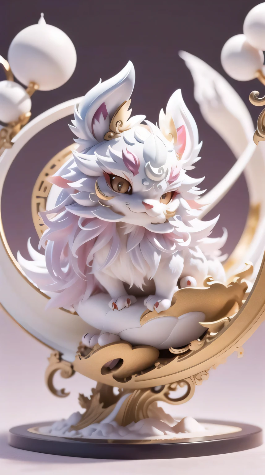 chinese dragon, furry, fluffy, gradient color ((best quality)), ((masterpiece)), ( extreme detailed, highest detailed, official art, beautiful and aesthetic:1.2), depth of field, composition FULL BODY, (CHIBI),, (beautiful and detailed eye:1.3),(very happy:1)