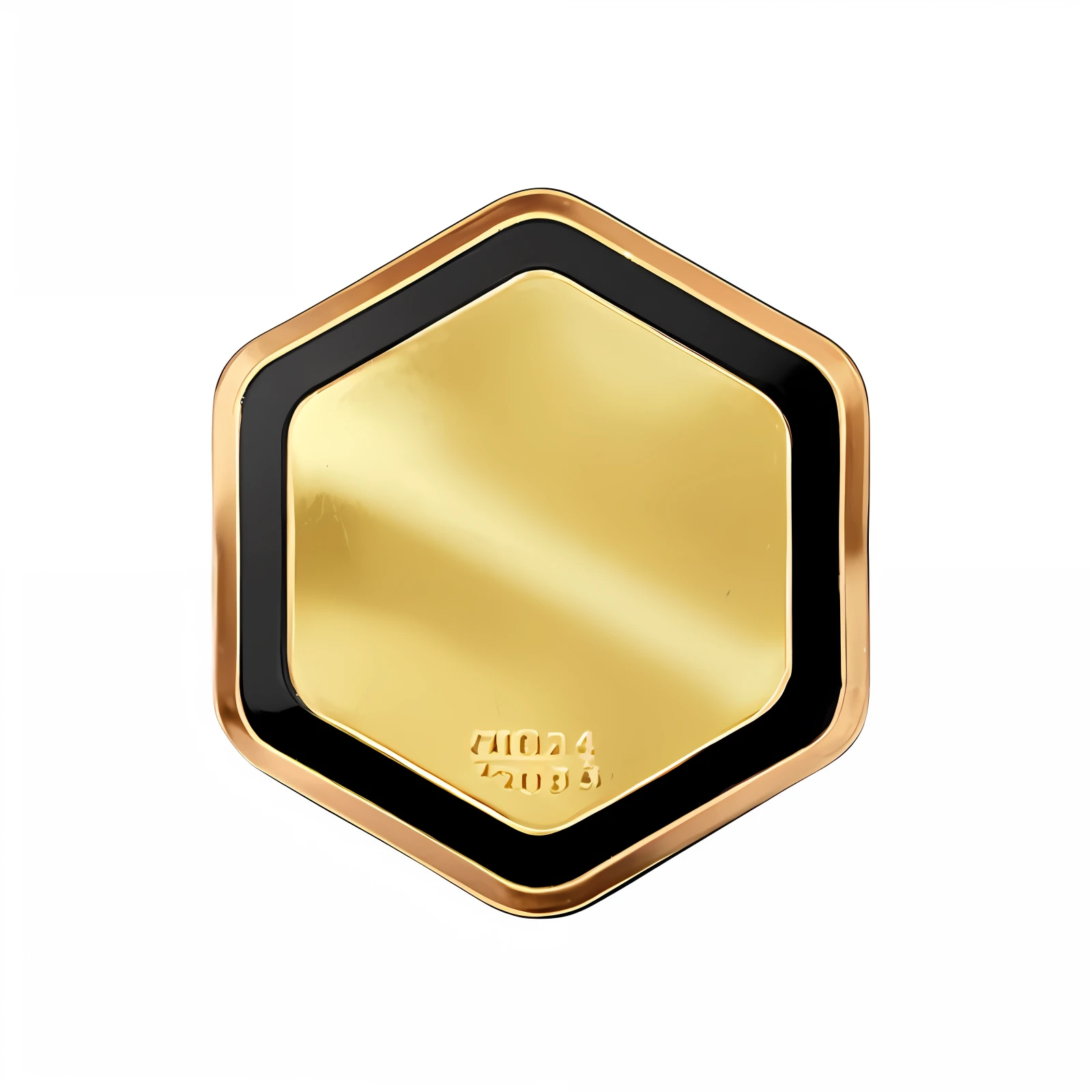 Black gold badge close-up,Golden-black color scheme,golds,medal,Badge,Awards,gold,Black gold rich in color,Golden,No text