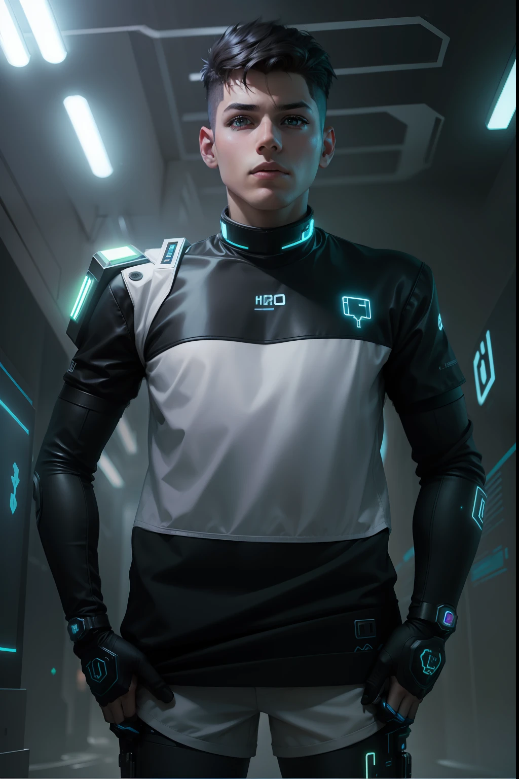 cyber punk.smart.boy .4k ultra