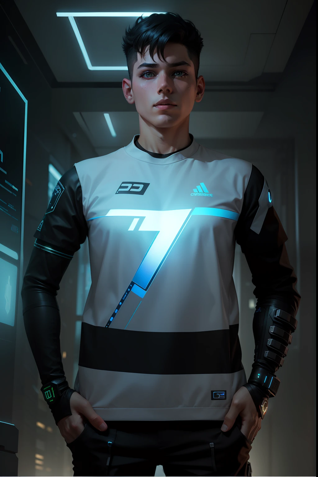 cyber punk.smart.boy .4k ultra