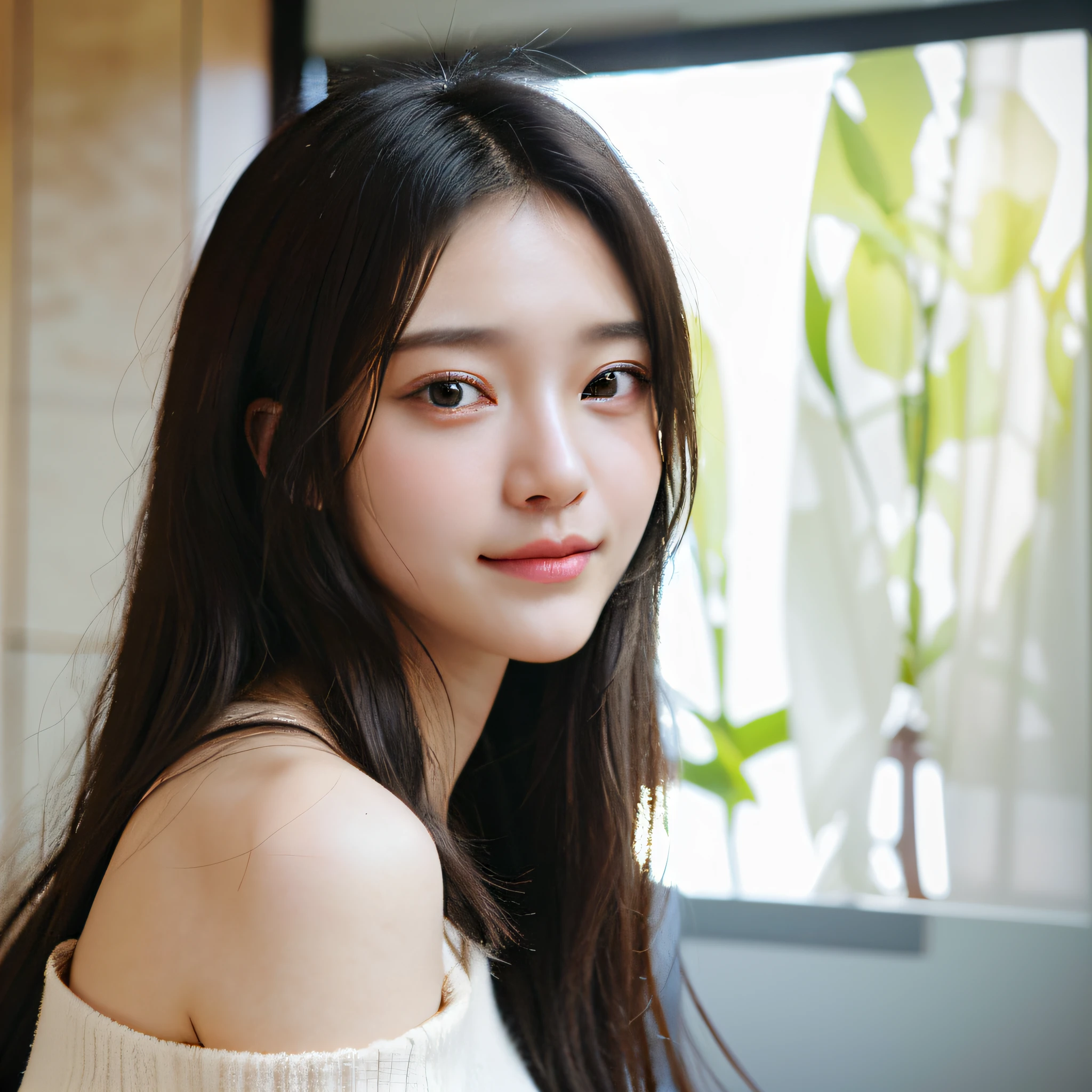 Arapei asian woman poses for photo with long hair and white sweater, young lovely Korean faces, jaeyeon nam, Beautiful young Korean woman, Lee Ji-eun, lee ji eun, Gorgeous young Korean woman, cute korean actress, hwang se - on, female actress from korea, portrait of female korean idol, beautiful Korean women, Shin Jinying, Korean girl