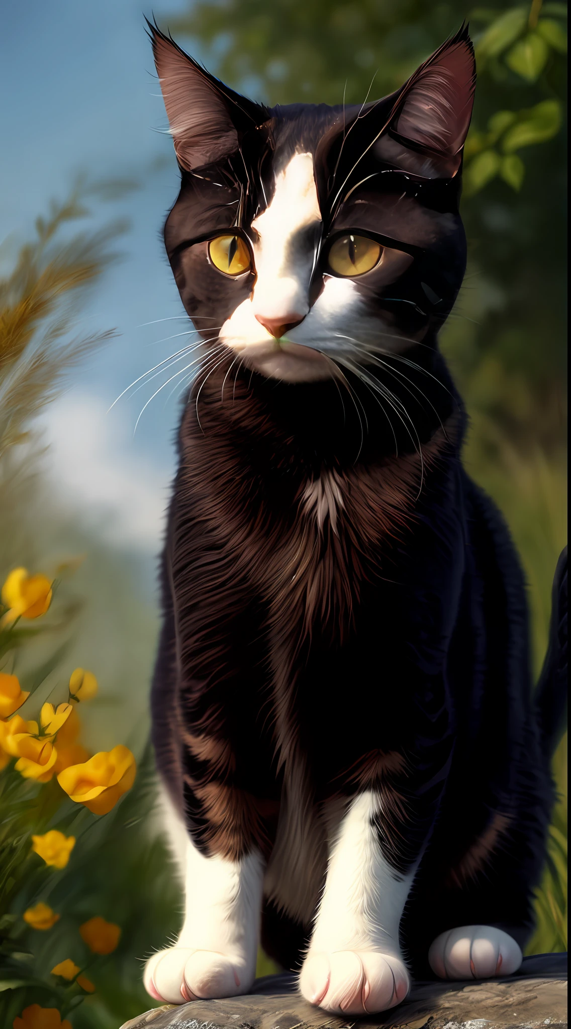 Cat, Clothed, Level of detail Frostbite engine Selene, Impressionist art