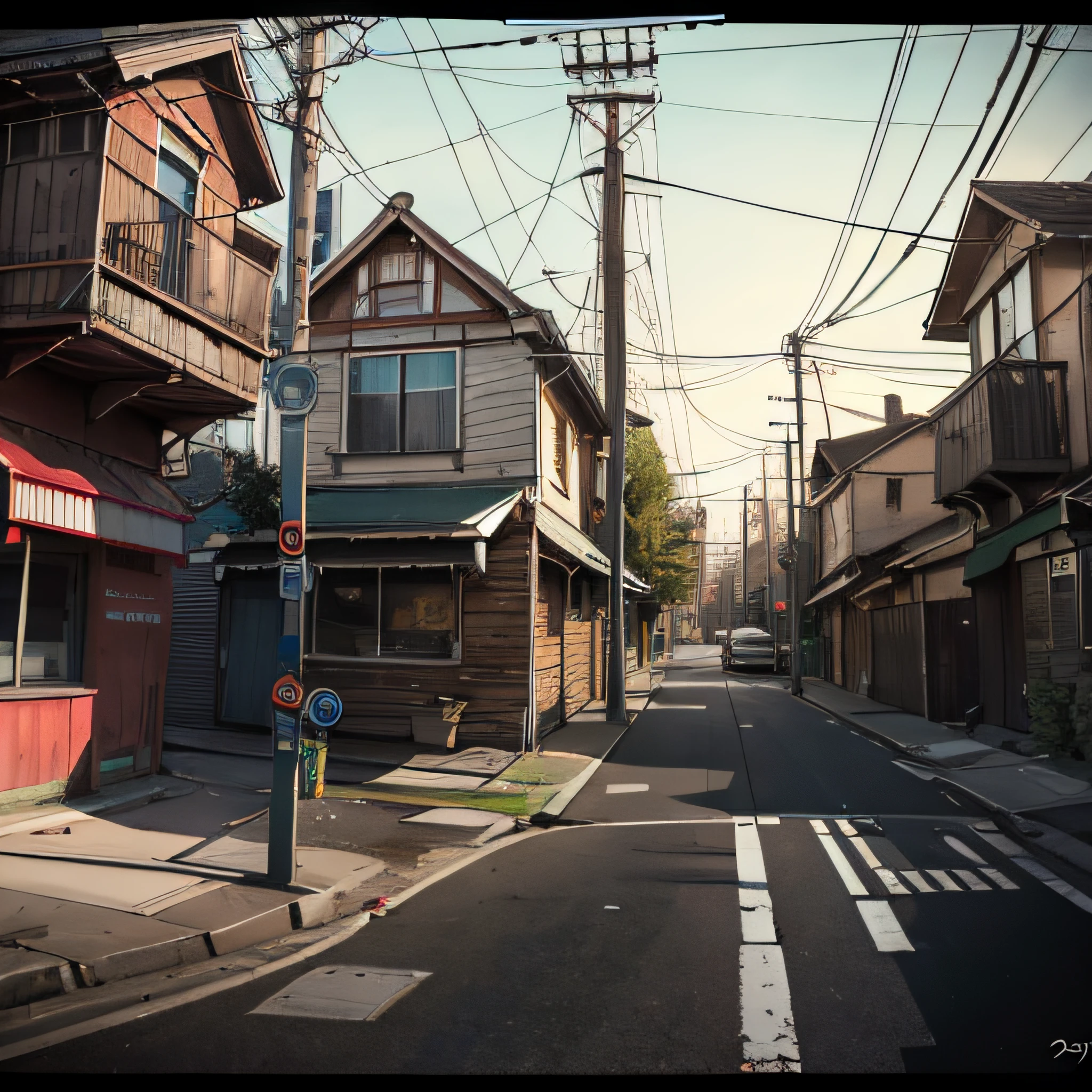 Old neighborhood，Upper lens，worn-out
