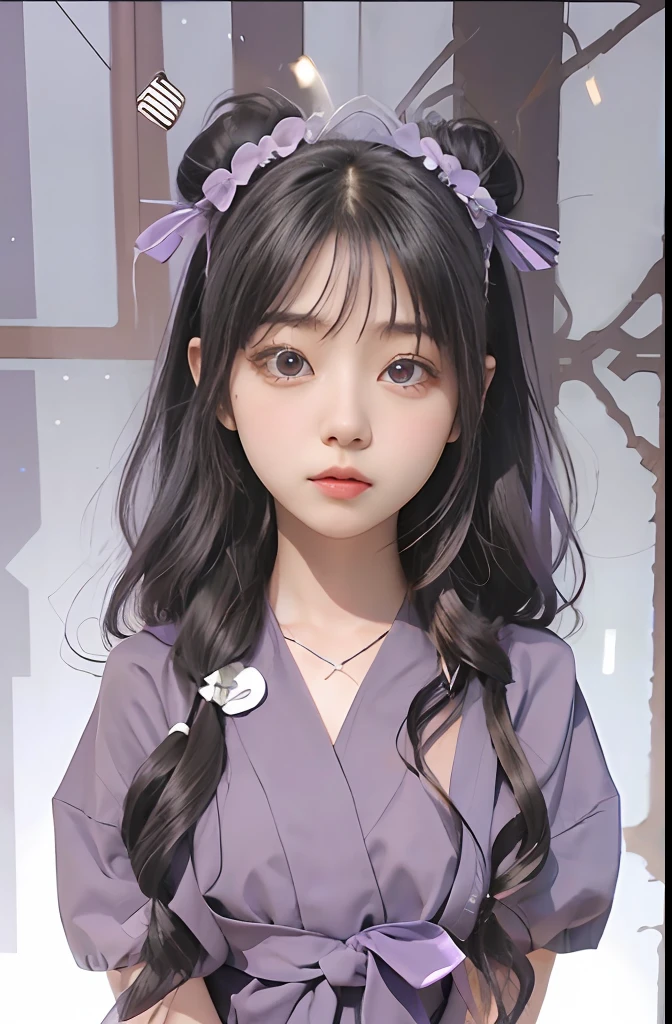 Hinata Hyuga,1 girl, beautiful girl,long hair,black hair, purple theme