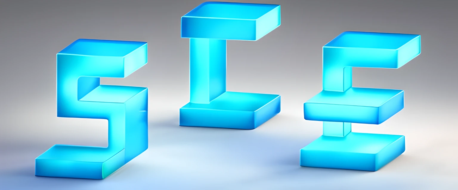 2.5D rendering,C4D rendering style,blue colors,white backgrounid,Tech style,Reflectors,Blue translucent frosted glass texture,orthographic view