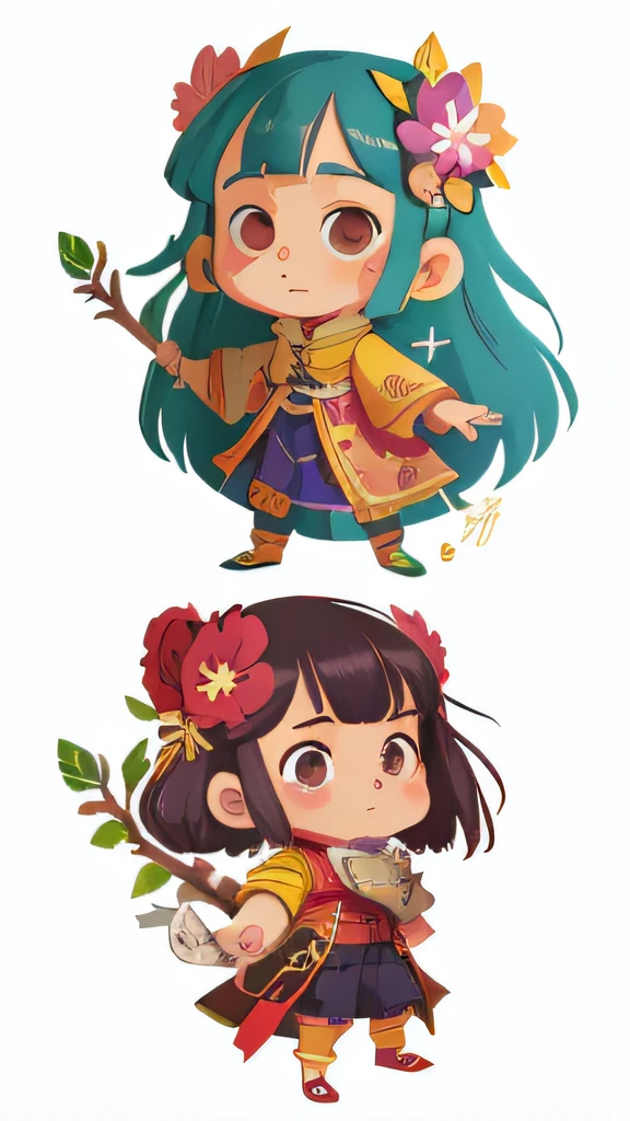 Photo of a woman in costume holding a stick, Onmyoji detailed art, onmyoji, onmyoji portrait, Guviz-style artwork, Anime fantasy illustration, Kawasi, high detailed official artwork, trending on artstation pixiv, by Yang J, trending on cgstation, Chinese fantasy, Ancient Chinese god, Emphasize the integrity of the human body, Emphasize the correct 5 fingers and the right shade for each hand, , Bright image, The art of Stanley Ategg Liu, The Art of Kenneth Rocafort, The art of the source of mansion, The art of Joe Madurella, The art of blushing, art by stjepan sejic, art by j scott campbell, The Art of the Gillham March, Liu Lingling's art, 4K, A high resolution, manga book, comic character, comic strip, highr