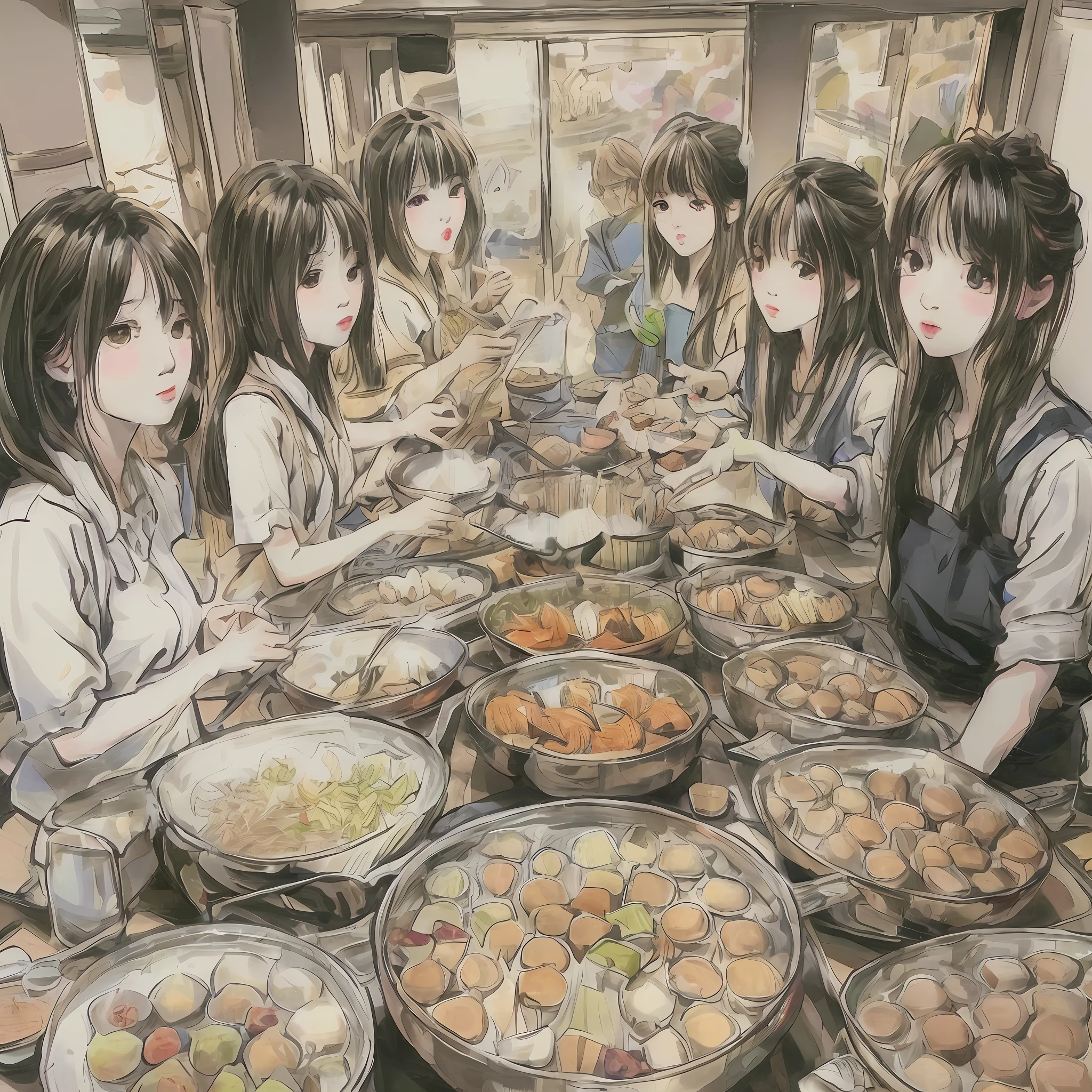 Couples queuing up for hot pot --auto --s2