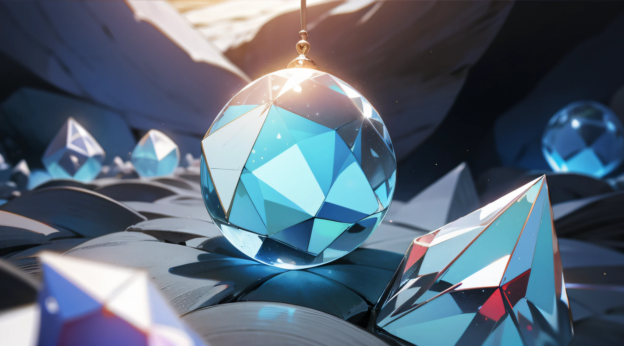 red gemstone