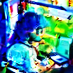 A Chinese girl in a white dress with big eyes sits at her desk reading a book,The desk is against the window,The evening sunlight shone through the window on the girl's desk