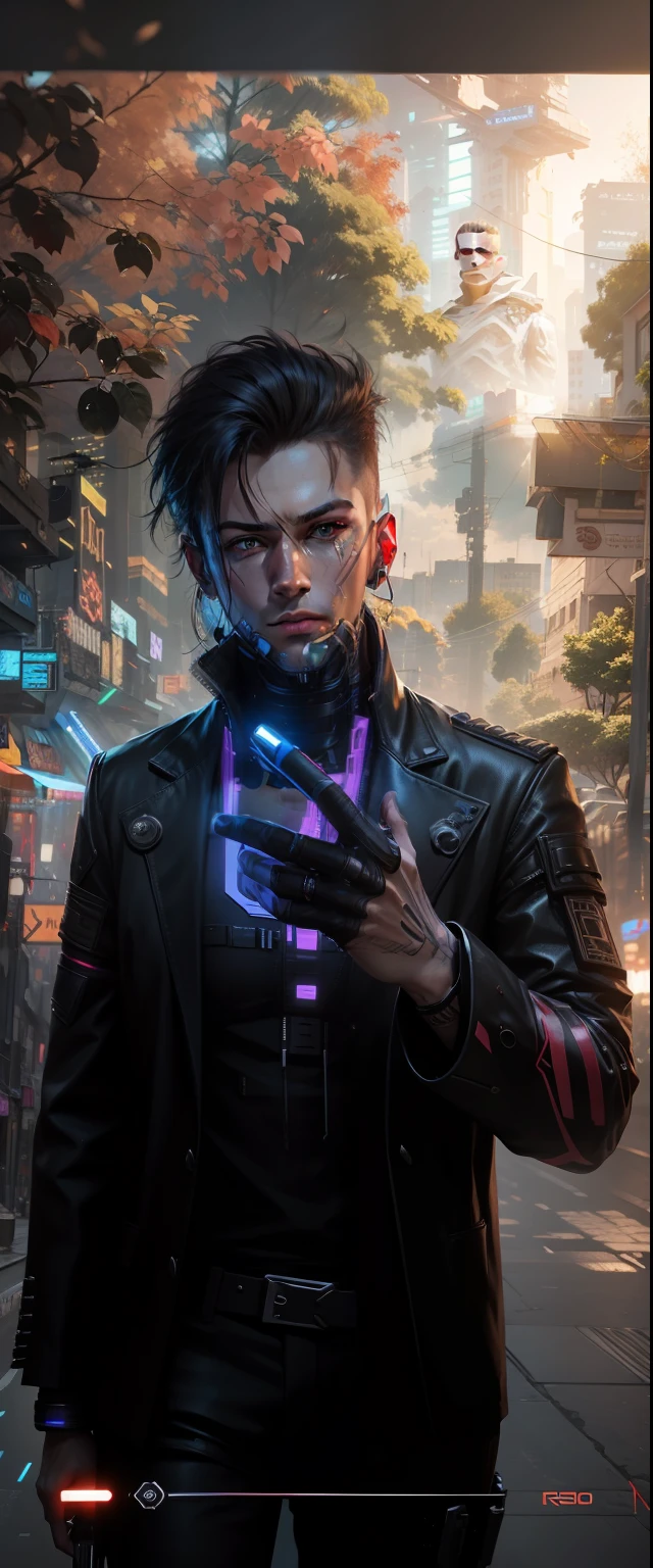 Change background cyberpunk handsome
boy, realistic face, 8k, ultra realistic