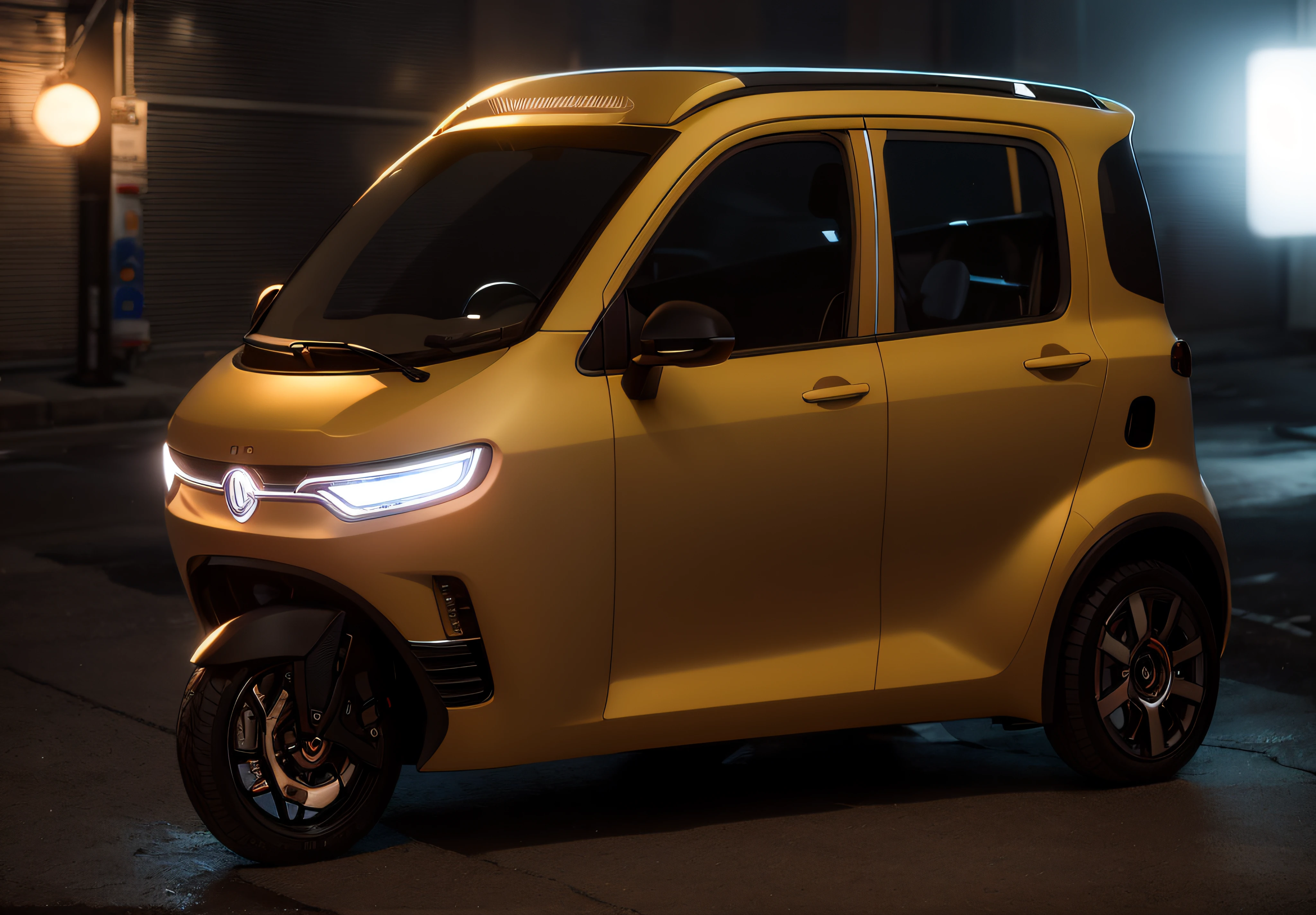 Side sticker for small car closeup, smart, kama russian electric car, new car, cute futuristic vehicle, 3 6 0 p, futuristic car shoot, 4 8 0 p, 480p, sha xi, 360º, full view of car, 4L, 3/4 Front view (masterpiece:1.2) (photorealistic:1.2) (bokeh) (best quality) (detailed skin) ( intricate) (8k) (HDR) (cinematic lighting) (sharpshoot)