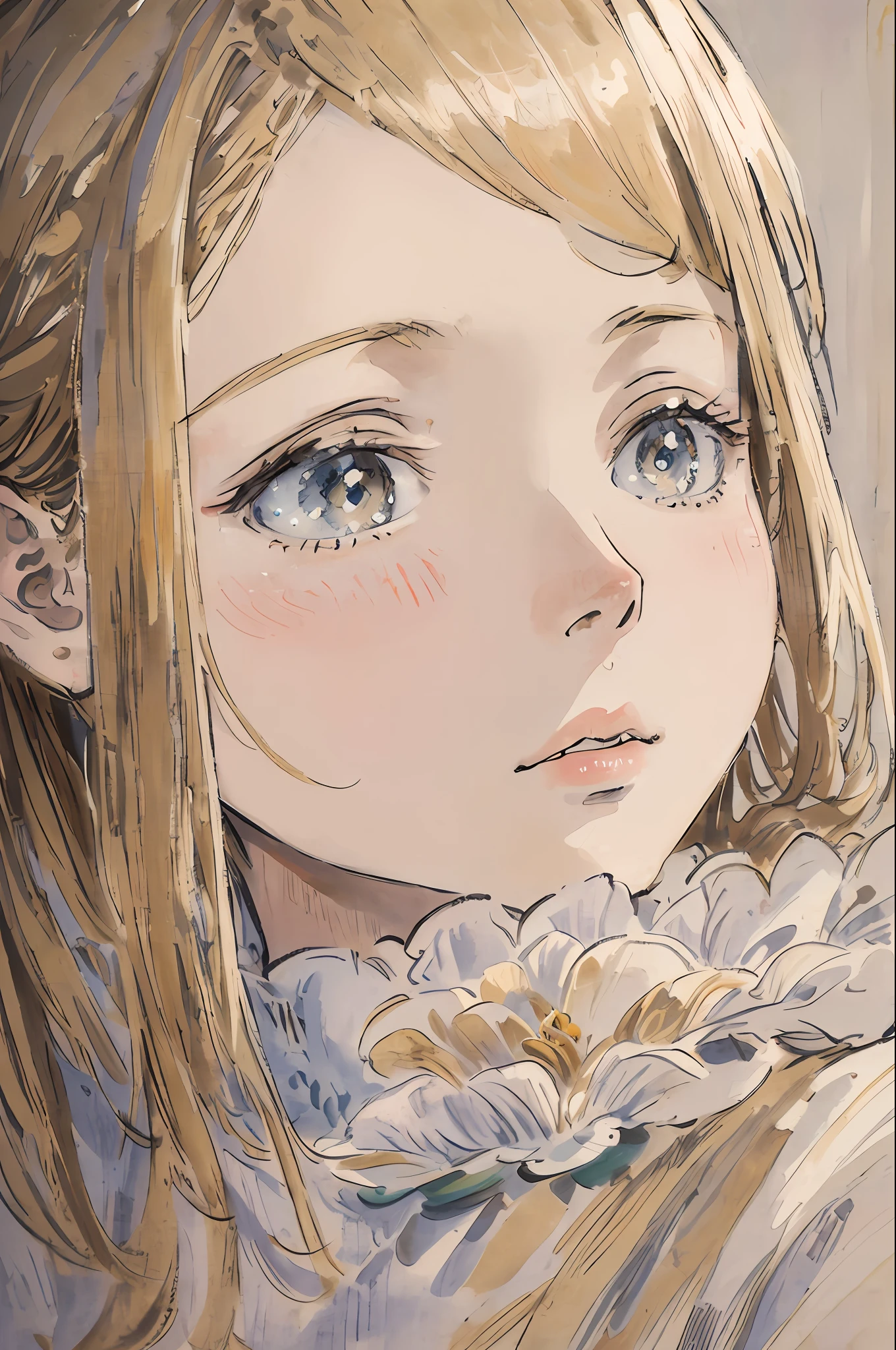 masterpiece, best quality, an extremely delicate and beautiful girl,an extremely delicate and beautiful, world masterpiece theater, ultra-detailed, highly detailed, best quality, blonde hair, highres, extremely detailed,1girl, best quality, illustration, looking at viewer, impasto, canvas, oil painting, realistic, realist ,real,