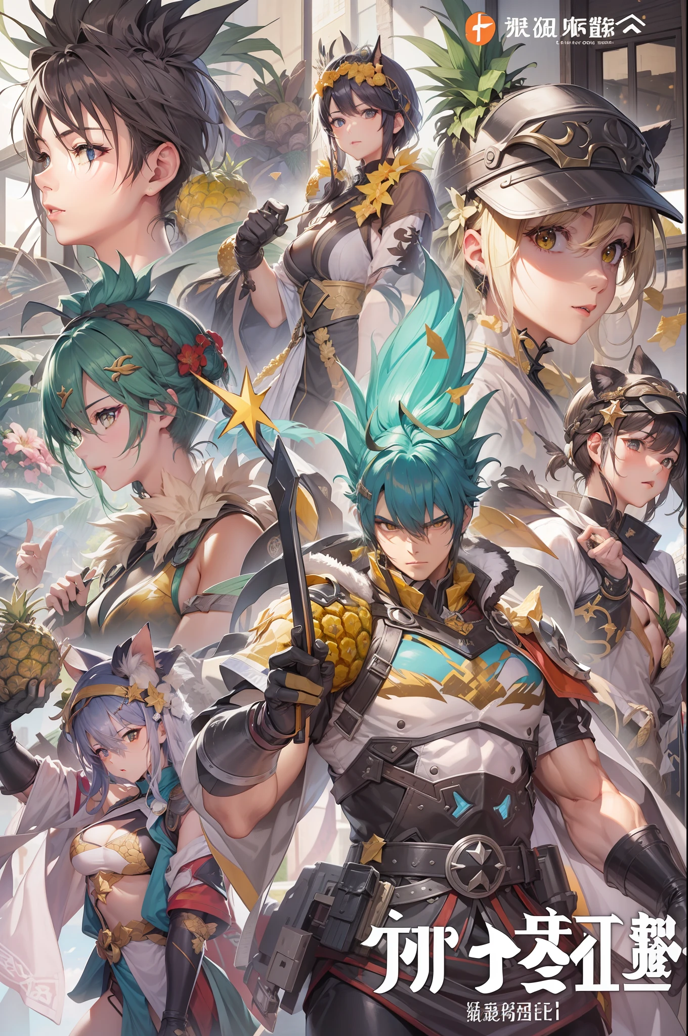 pineapple、strong con、hero、destruction、Strict、独奏、Pineapple Hero