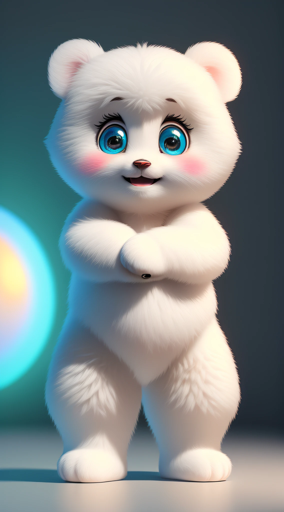 (masterpiece), (best quality), (ultra-detailed), (full body:1.2), Super cute, Baby, Pixar, Baby panda in pajamas, Big bright eyes, Fluffy, Smile, Delicate and fine, Fairy tales, Incredibly high detailed, Pixar style, Bright color palette, Natural light, Simple background with pure color, Octane render, Trending on Artstation, Gorgeous, Ultra wide angle, 8k, HD, Realistic