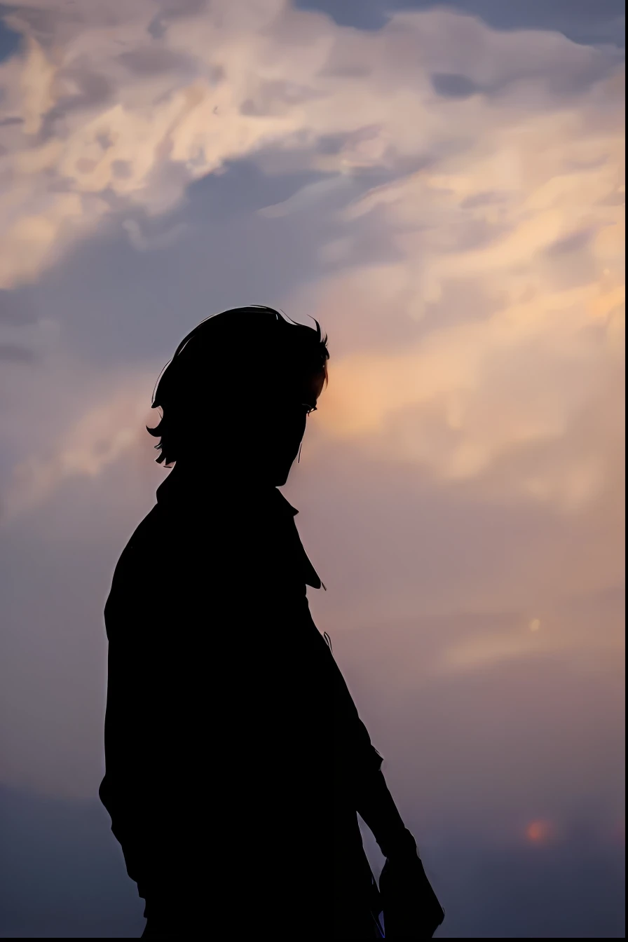 silhouette of a man standing in front of a sunset with a skateboard, silhouette of man, silhouette of a man, woman silhouette, silhouette!!!, silhouetted, silhouette :7, silhoutte, silhouette, human silhouette, eerie person silhouette, silhouette over sunset, siluette, single silhouette figure, detailed silhouette, black silhouette, at sunrise, sun behind him