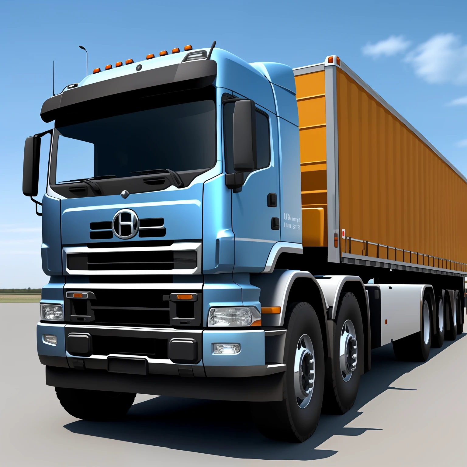 High definition truck with realism (..3d)