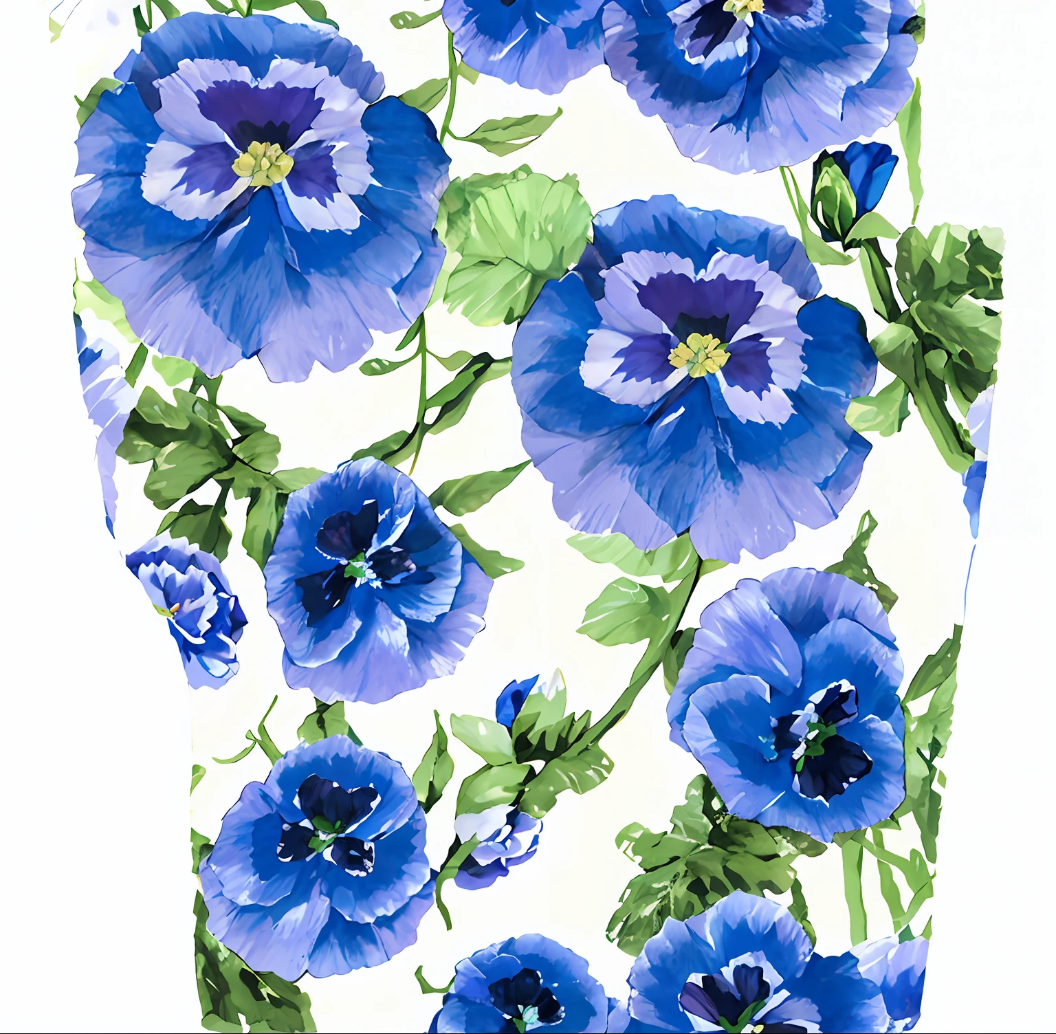 Close up of blue flower tie on white background, Blue flowers, Summer, textile print, patchy flowers, mediumslateblue flowers, blue flowers bloomed all over, floral motives, a plant, blue - petals, violet flower, floral patterns, blue - print, Graphic print, beatrice blue, Violet, floral patterned skin, print