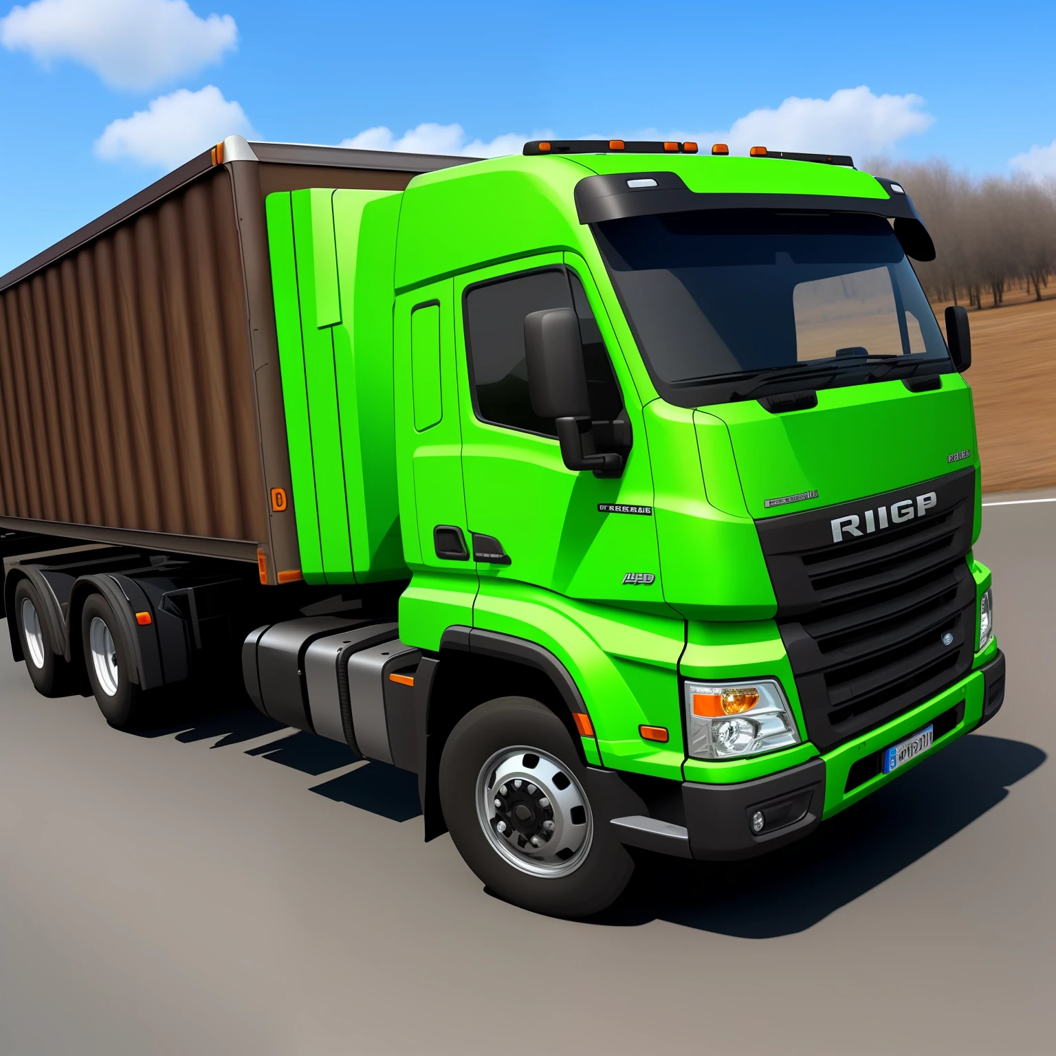 High definition truck with realism (..3d)