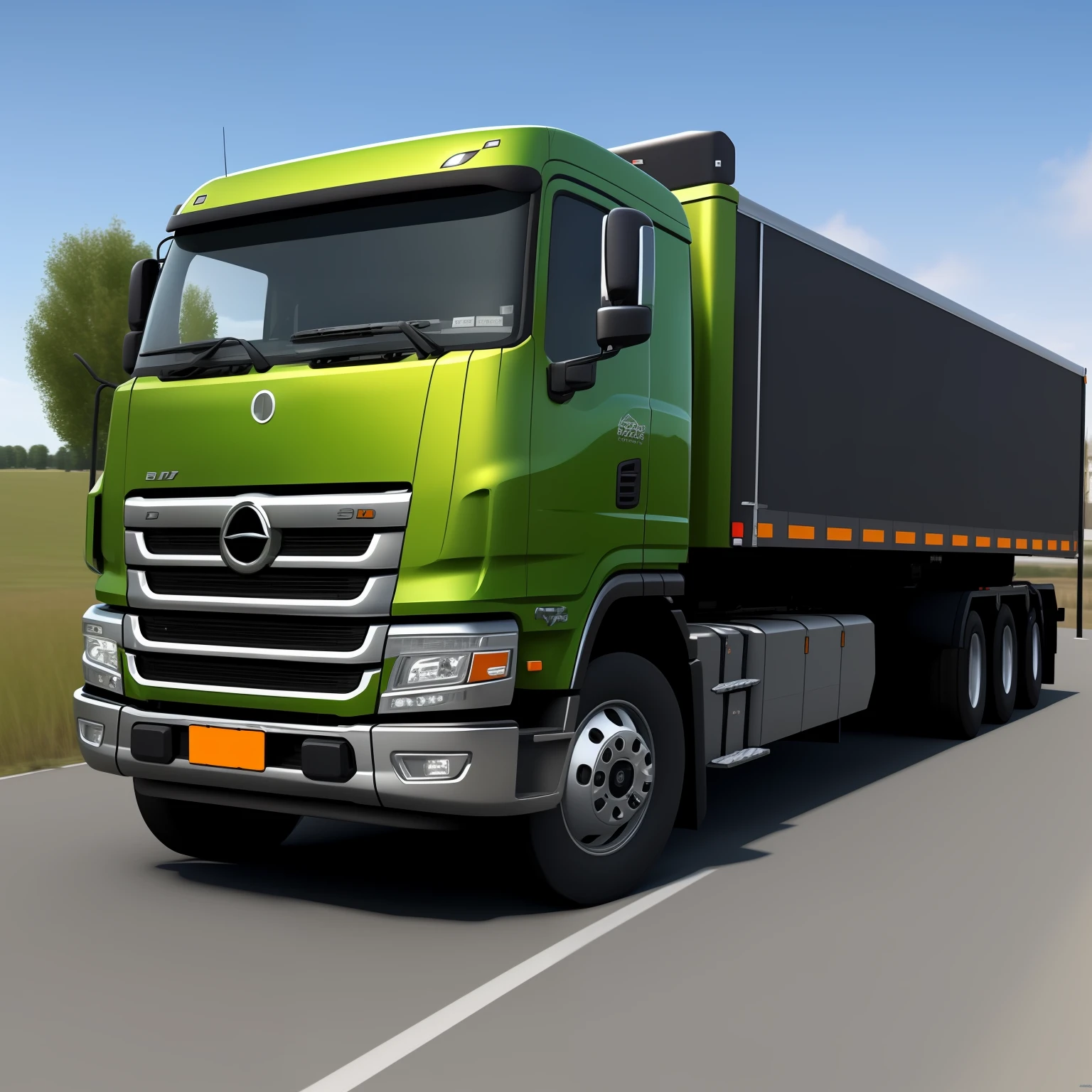 High definition truck with realism (..3d)