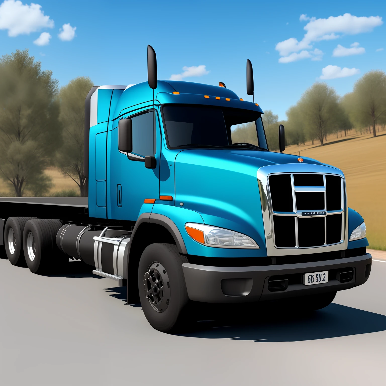 High definition truck with realism (....3d)