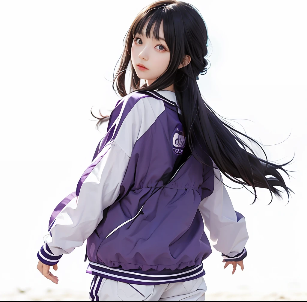 Hinata Hyuga,1 girl, beautiful girl,long hair,black hair, purple theme