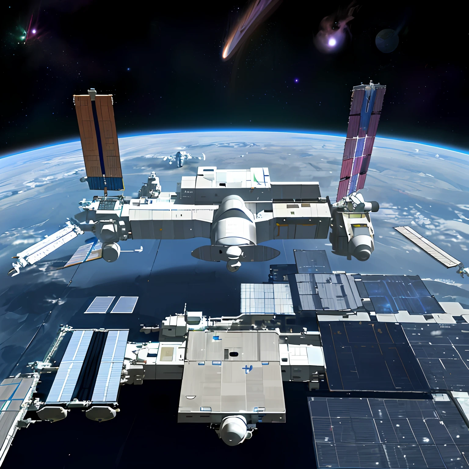 kosmos,the three suns,Curvature spacecraft