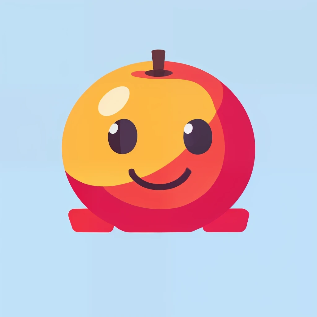 Fruit cartoon character icon