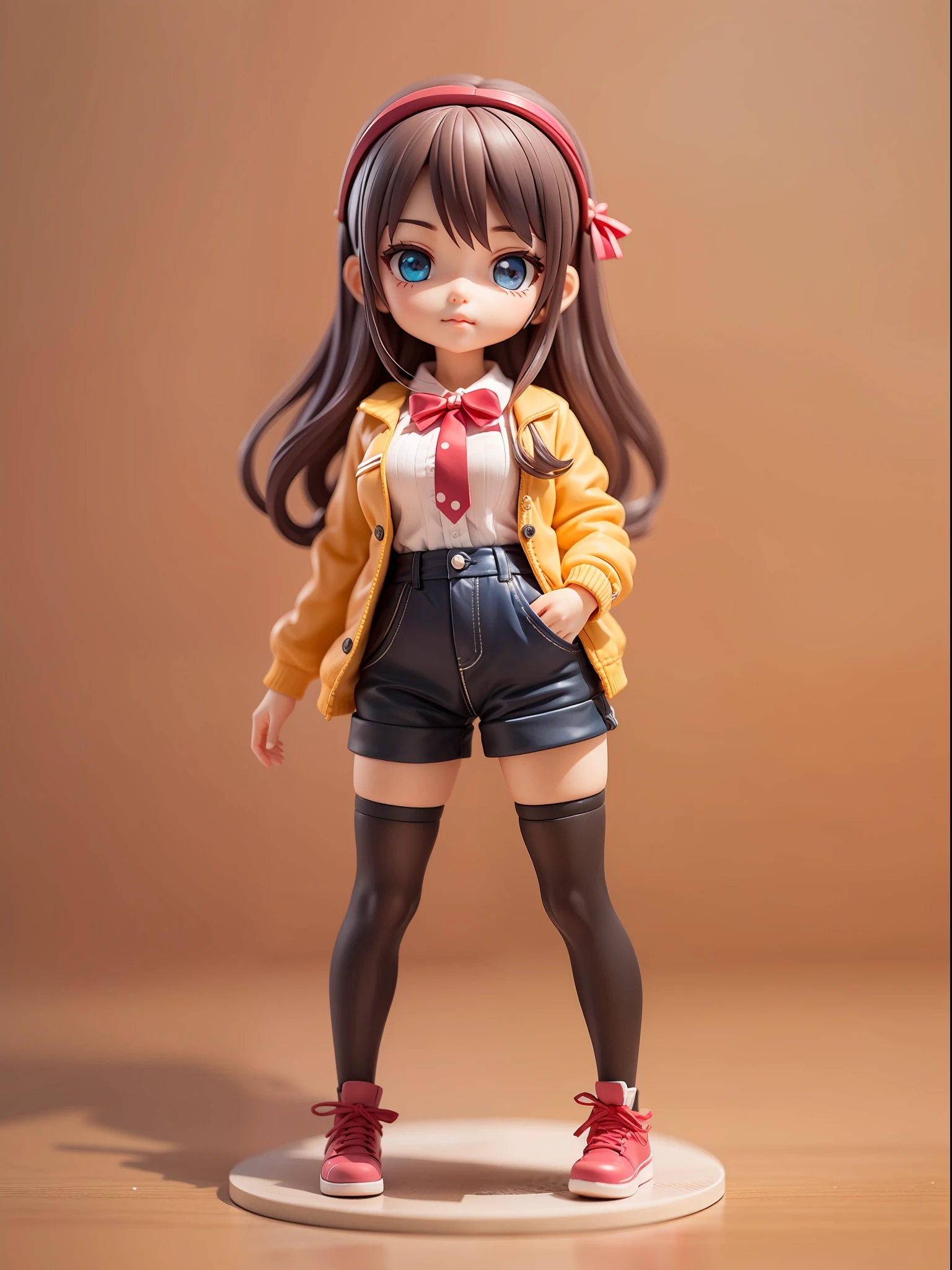 Super cute girl full body 3D drawing,adolable,Pop Mart Blind Box