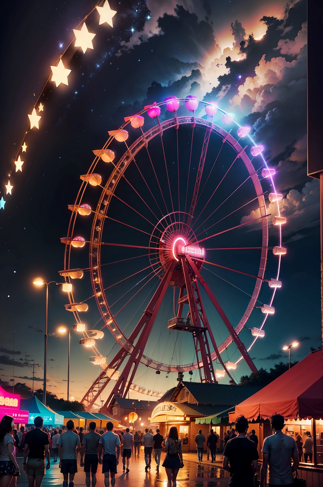 night sky, estrelas