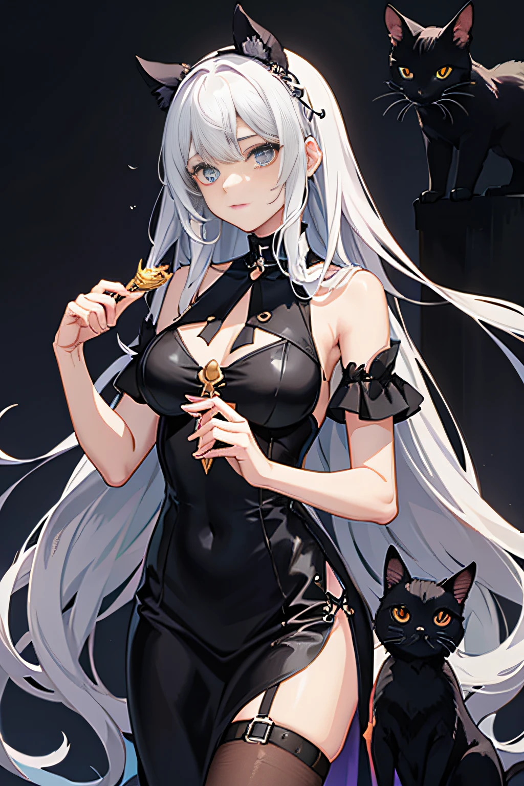 The god girl and the black cat